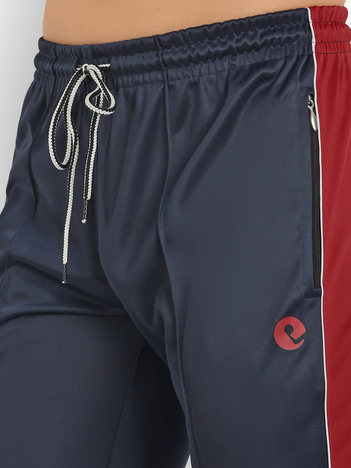 Image of ESTRO Solid Men Grey, Blue Track Pants