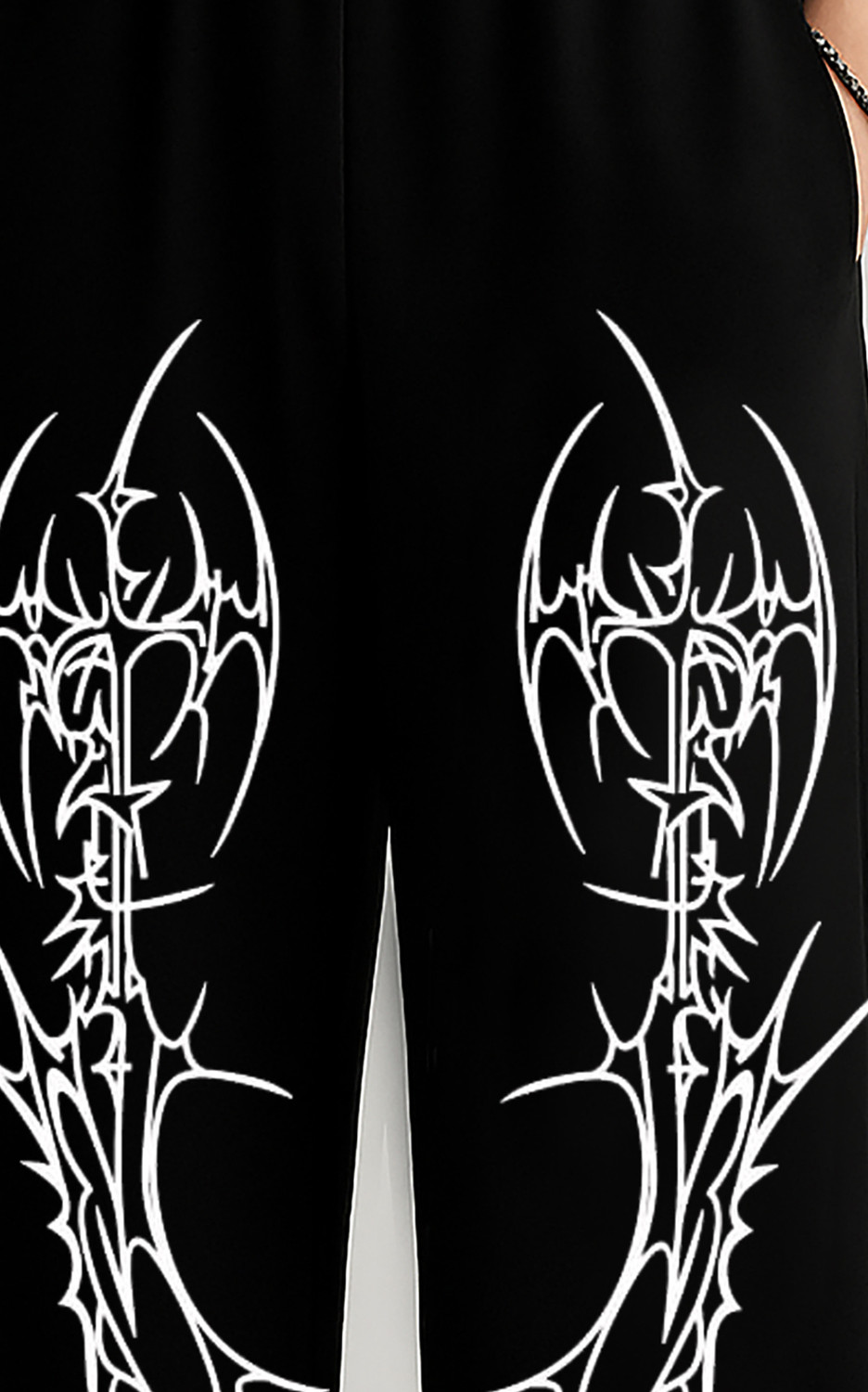 Image of JUGULAR Printed Men Black Track Pants