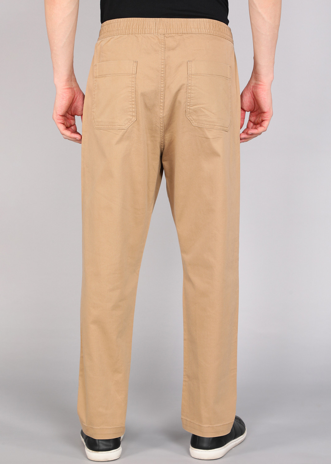 Image of GAP Solid Men Beige Track Pants