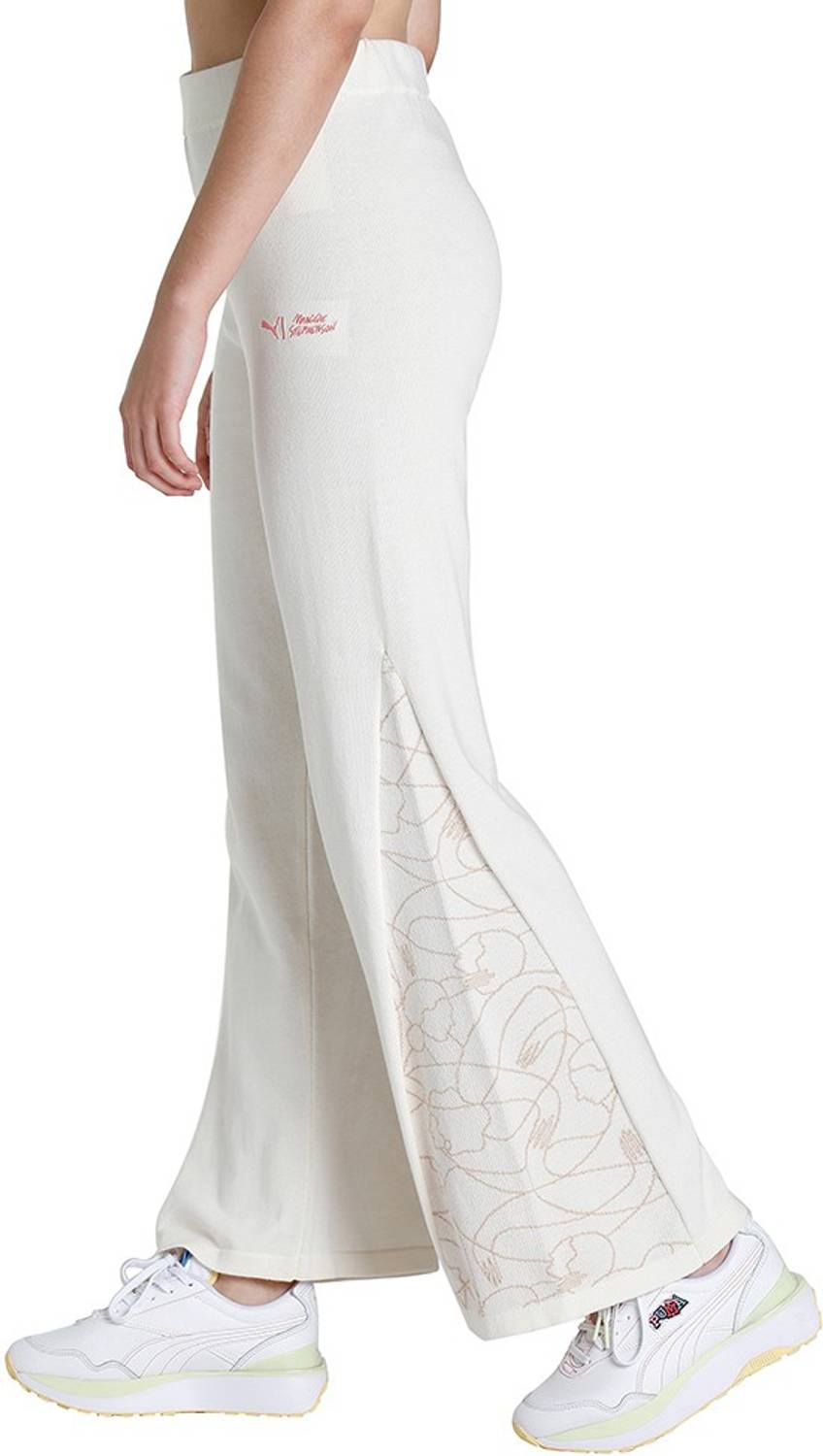 PUMA X MAGGIE KNIT PANT Solid Women White Track Pants - Buy PUMA X MAGGIE  KNIT PANT Solid Women White Track Pants Online at Best Prices in India |  Flipkart.com