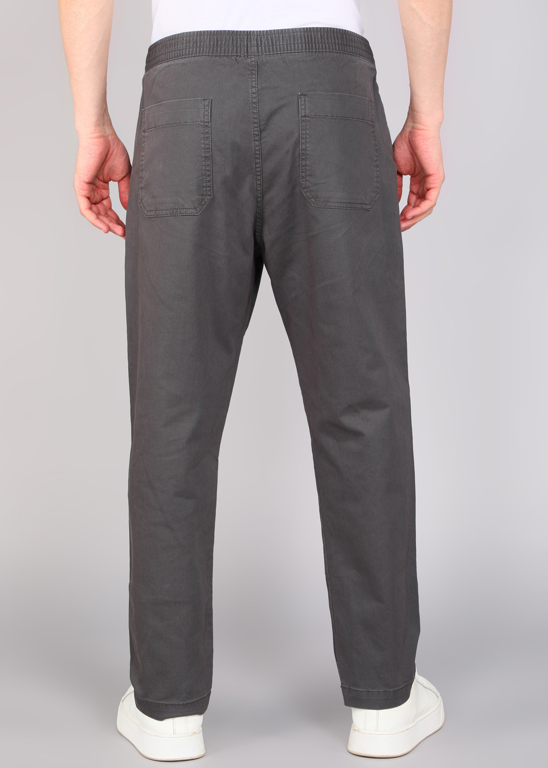Image of GAP Solid Men Black Track Pants