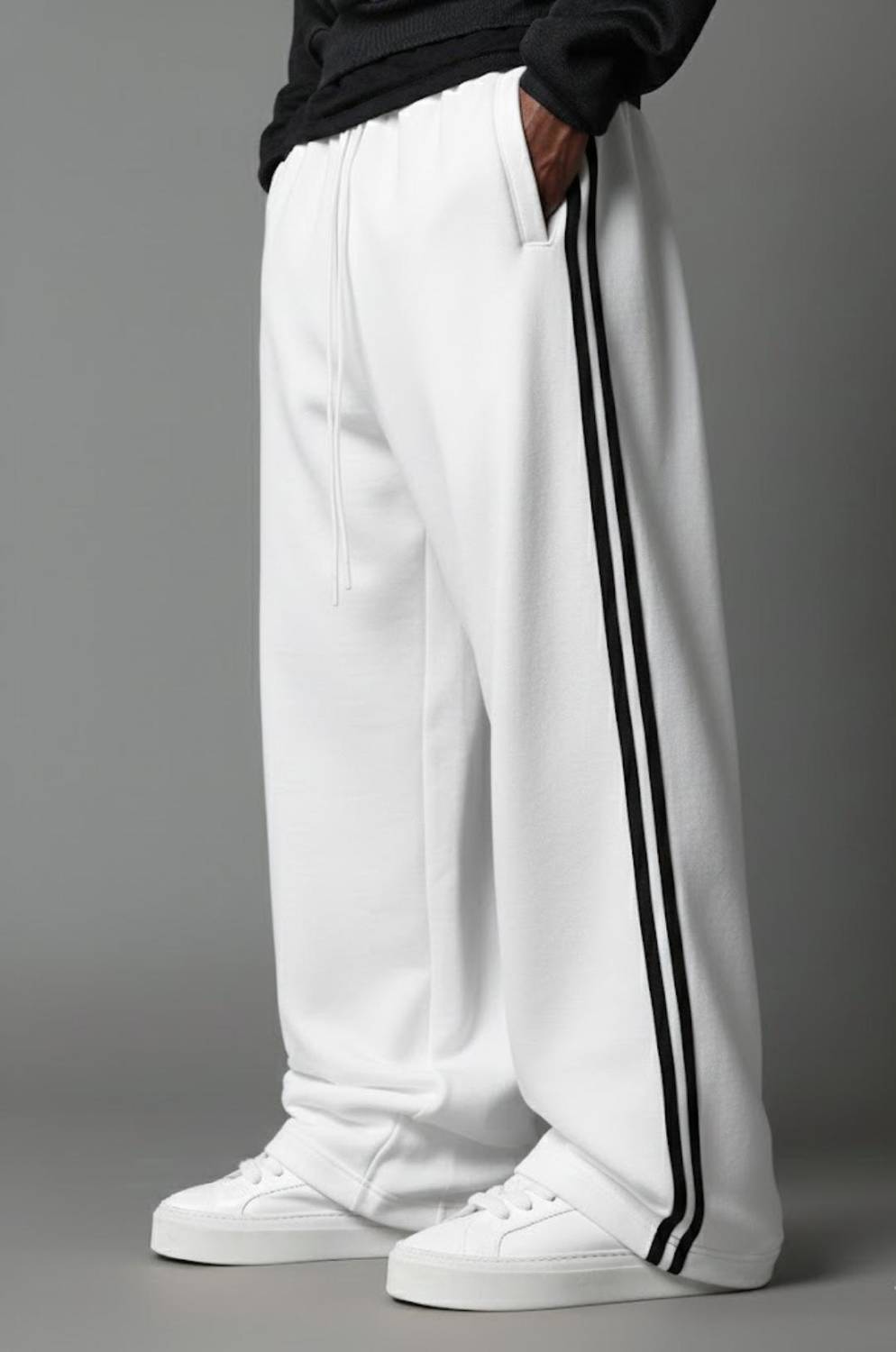 Dockstreet Striped Multicolor Track Pants - Image 1