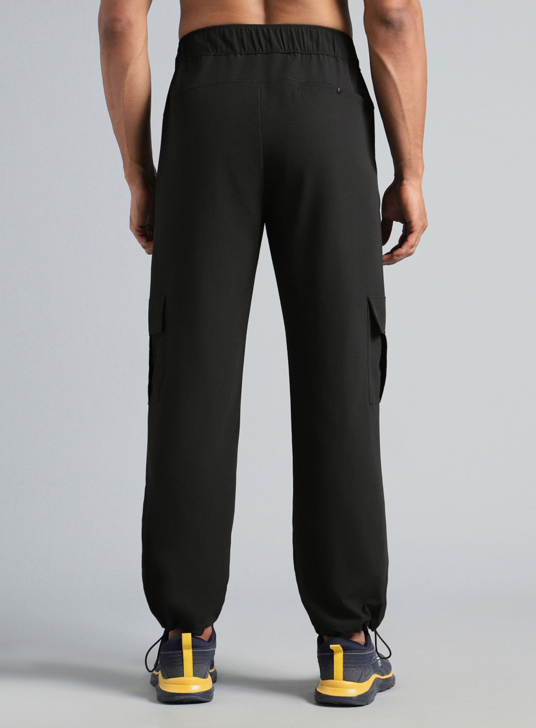 Image of Cult Men Striped Black Track Pants