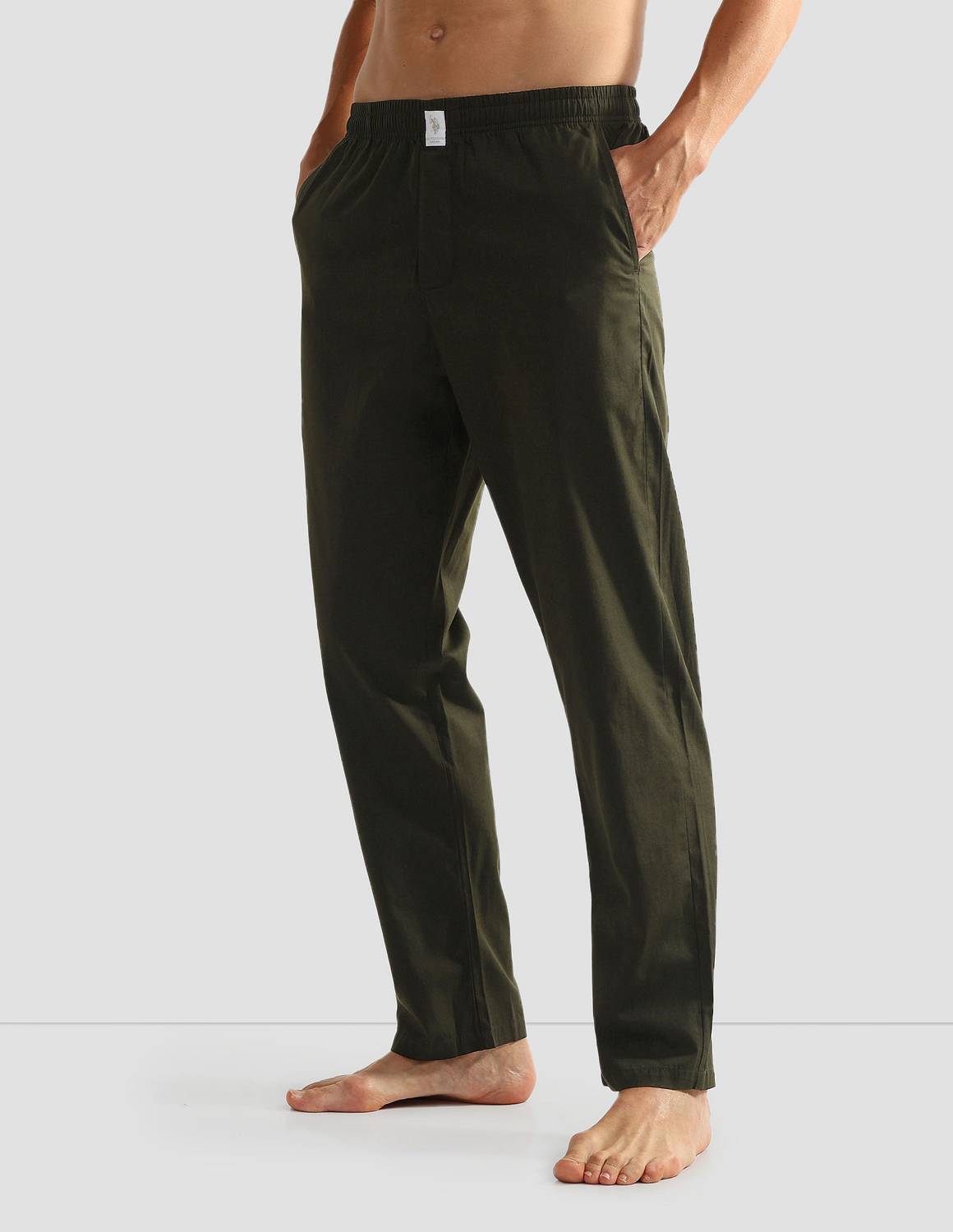 U.S. POLO ASSN. Men Green Track Pants - Image 5