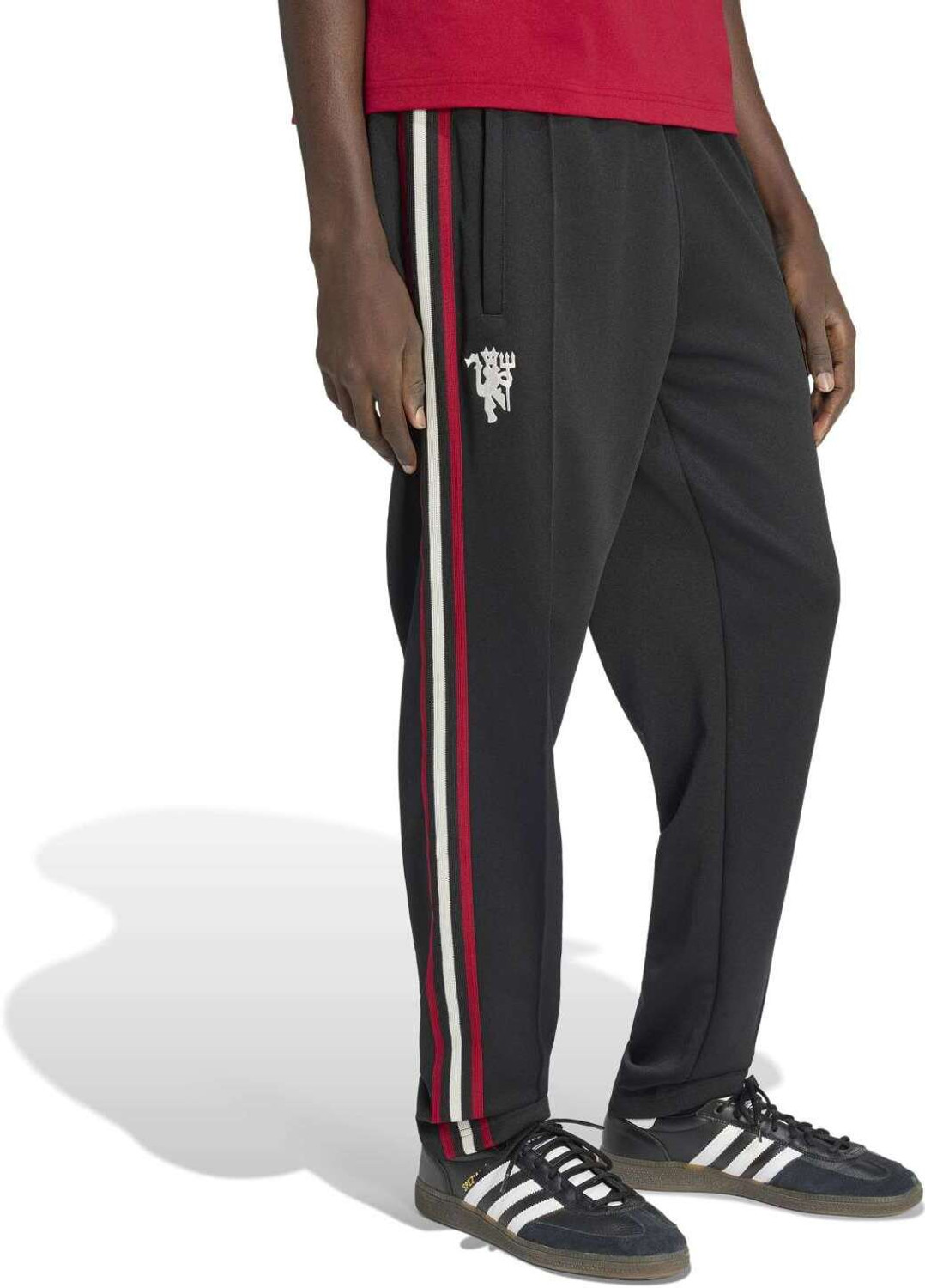 Image of ADIDAS Striped Men Black Track Pants