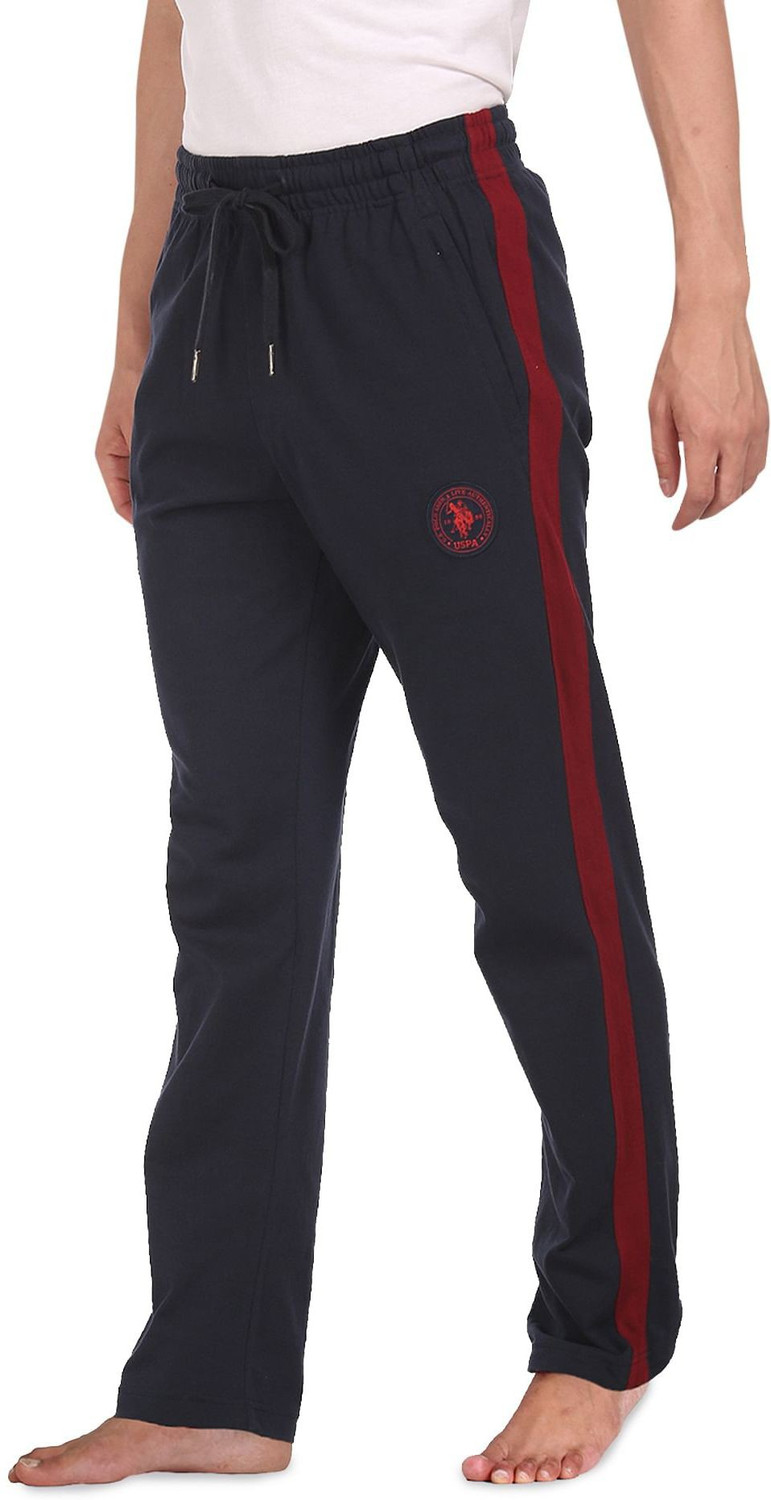 Image of U.S. POLO ASSN. Printed Men Dark Blue Track Pants