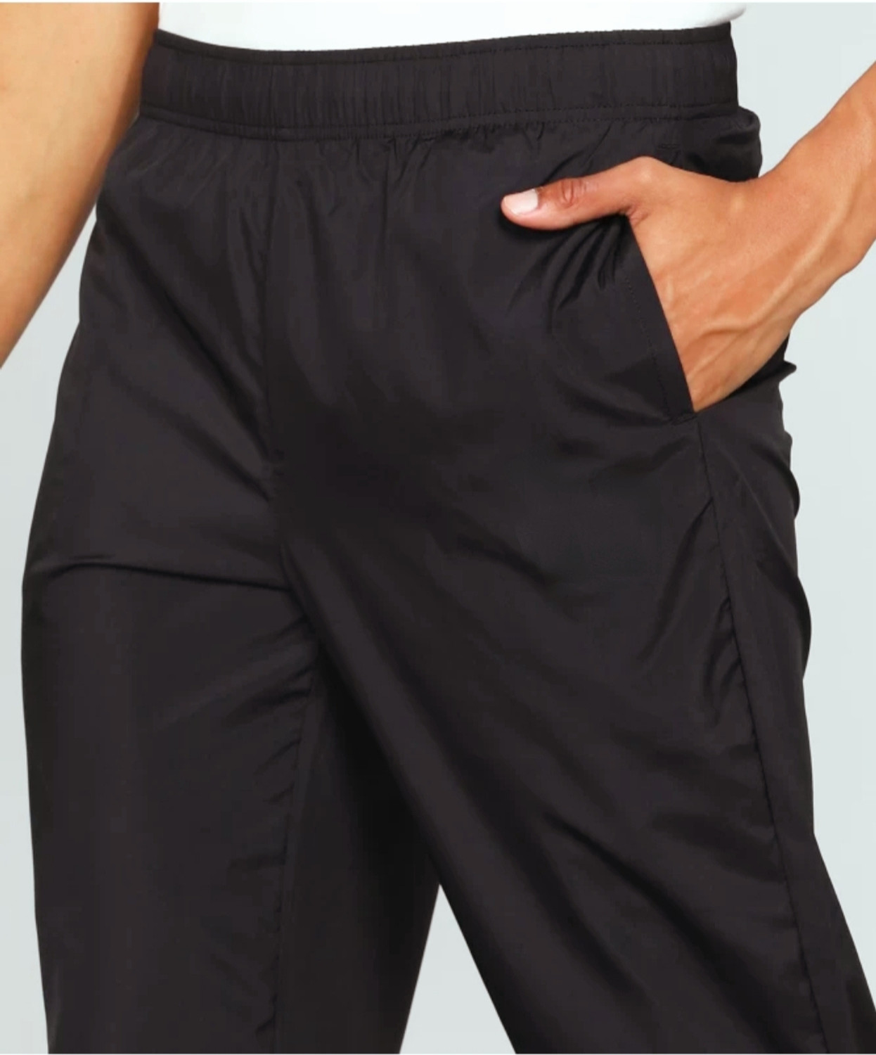 Image of UARBN Solid Men & Women Black Track Pants