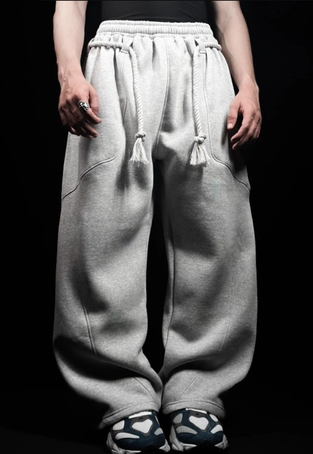 Image of ZYNTRO Solid Men & Women Grey Track Pants