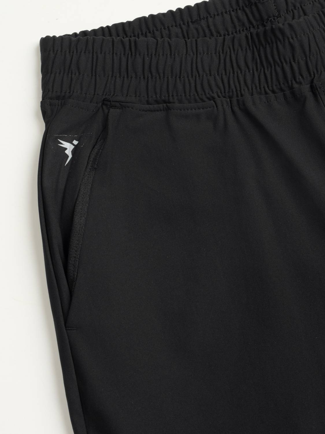TECHNOSPORT Solid Men Black Track Pants - Image 5