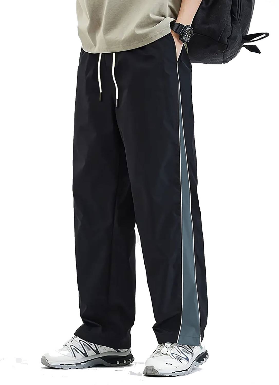 DL Fashion Men Black Track Pants