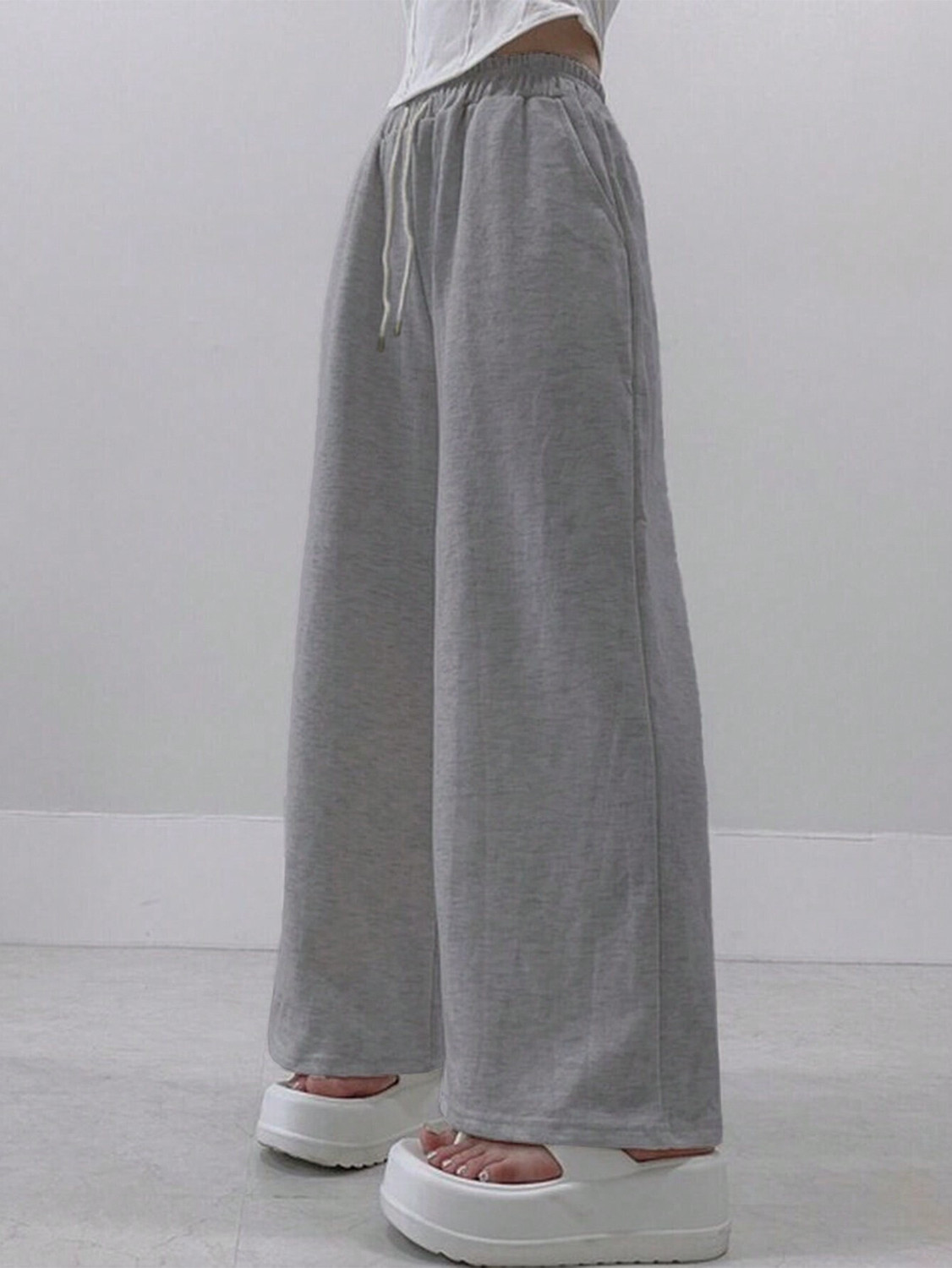 Image of PROGENY Solid Women Grey Track Pants