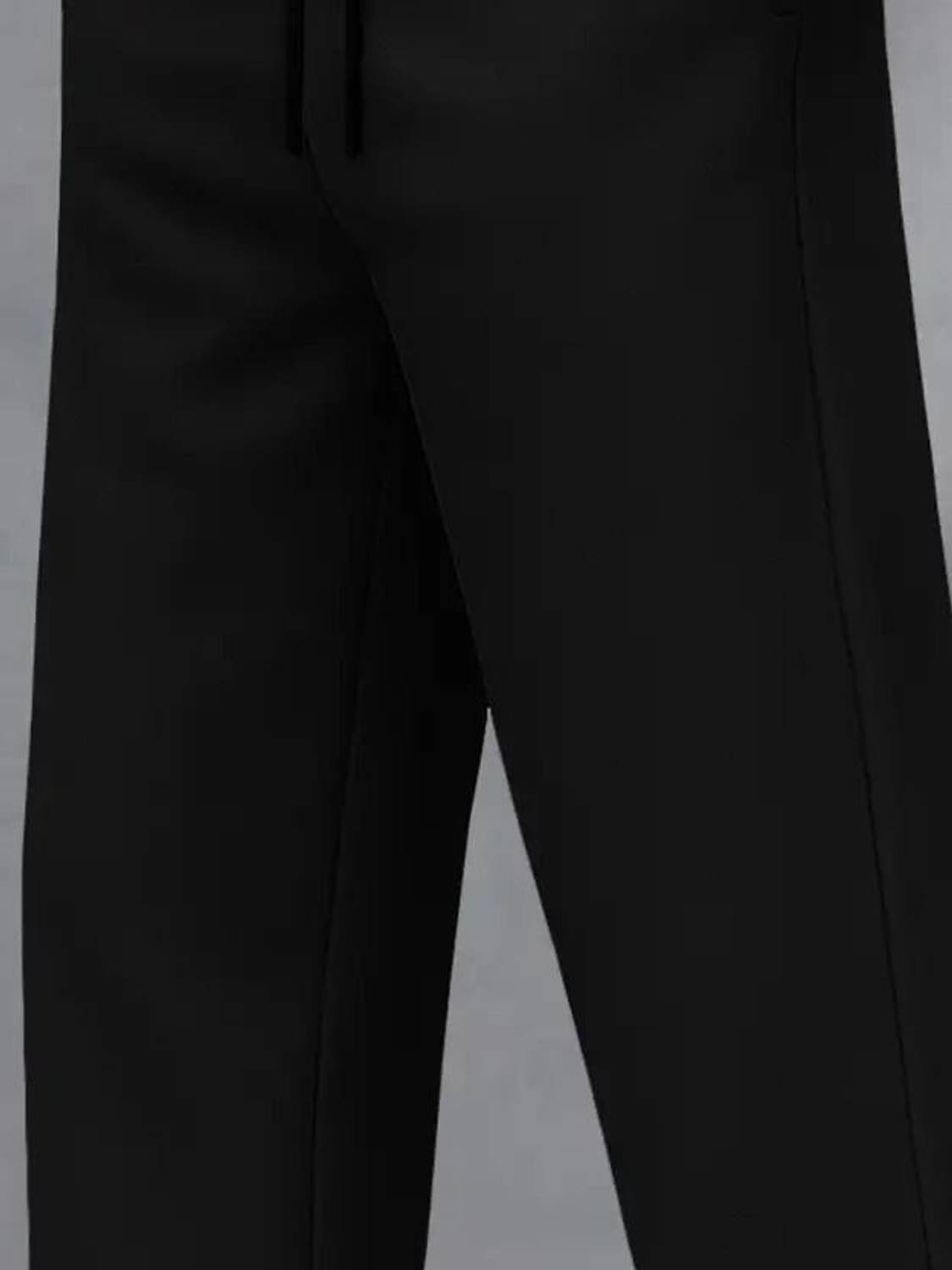 Avinexx Solid Men Black Track Pants - Image 5