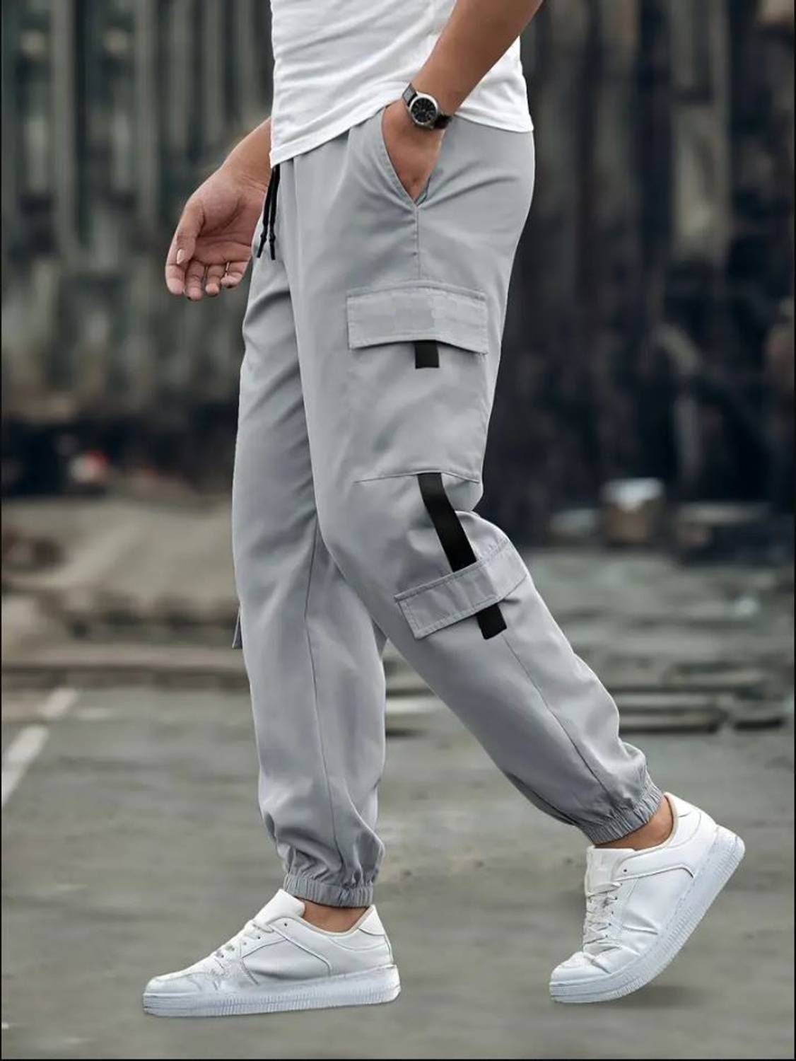 UNICO Men Grey Track Pants - Image 1