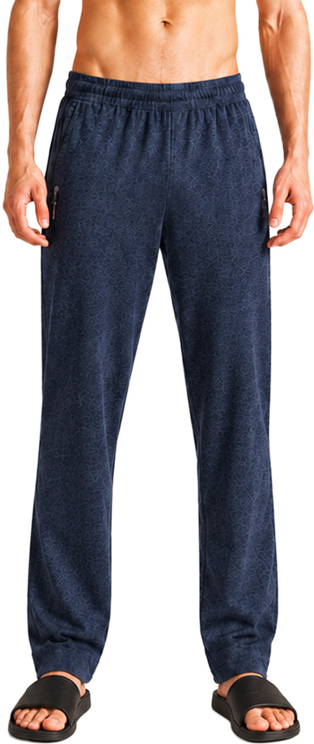 Image of Pepe Jeans Solid Men Blue Track Pants