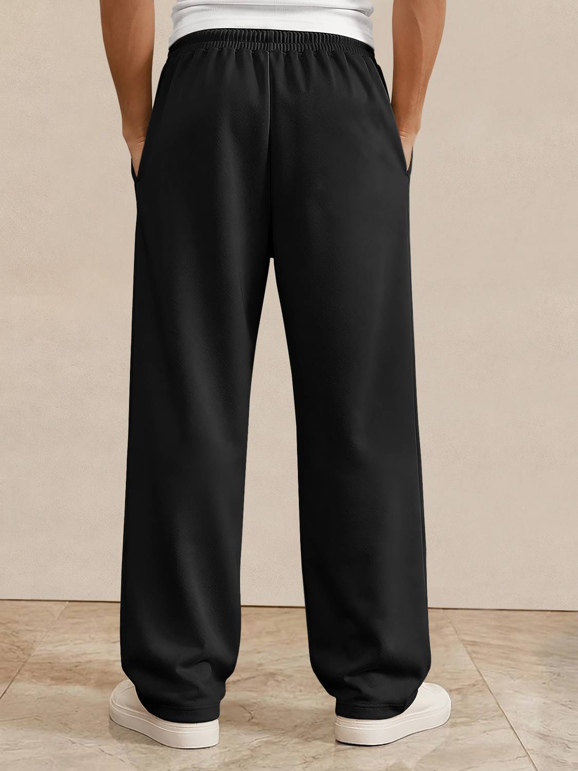 Viktor Men Black Track Pants - Image 2