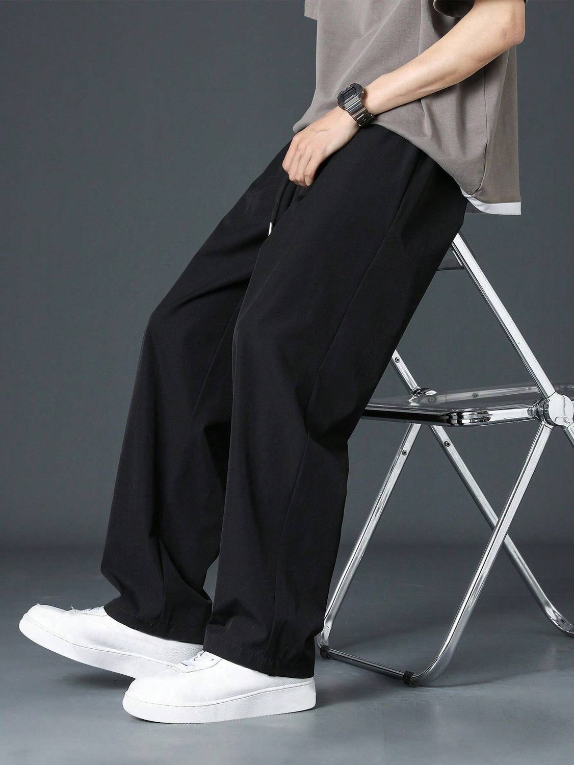 Daphne Maurier Men Black Trousers - Image 3