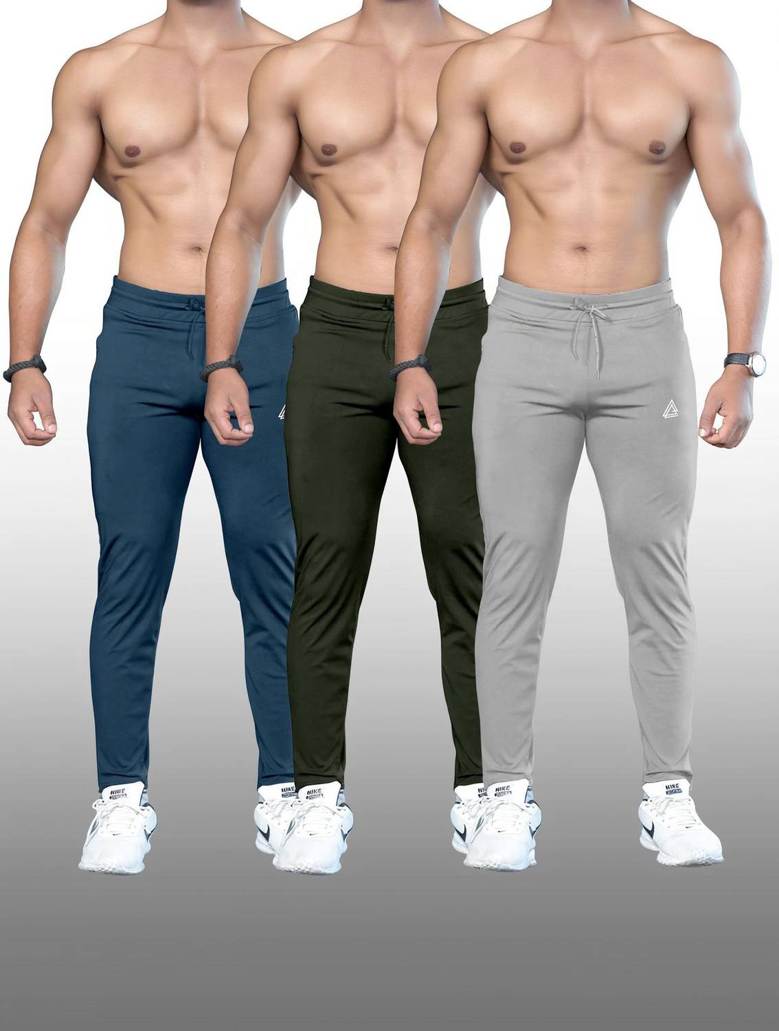 FTX Multicolor Men's Track Pants Pack of 3 - Image 1