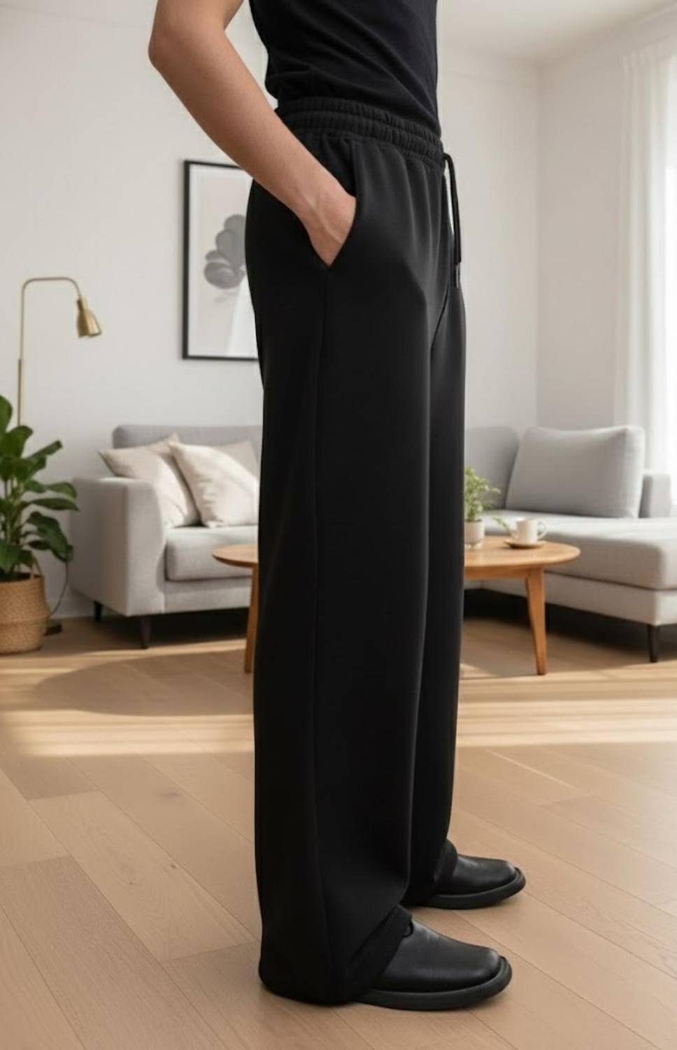 Dockstreet Men Black Track Pants - Image 4