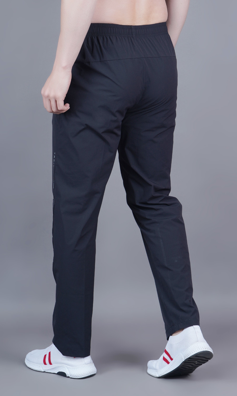 Image of Shiv Naresh Men Solid Blue Track Pants