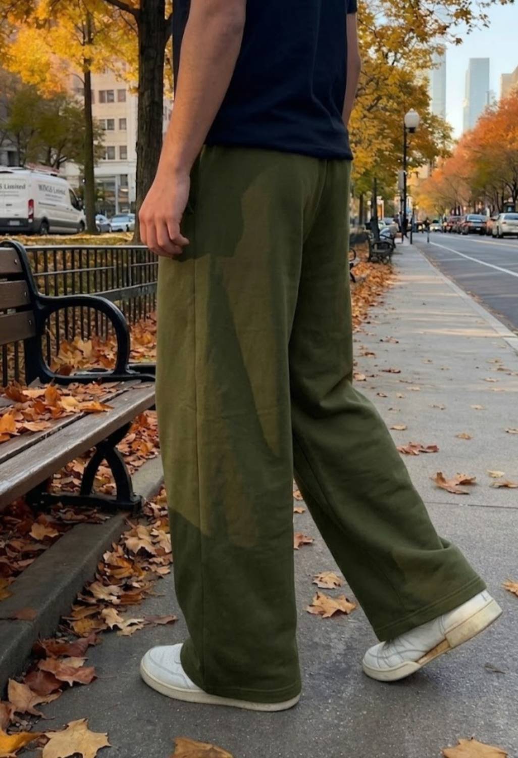 Dockstreet Men Green Track Pants - Image 4
