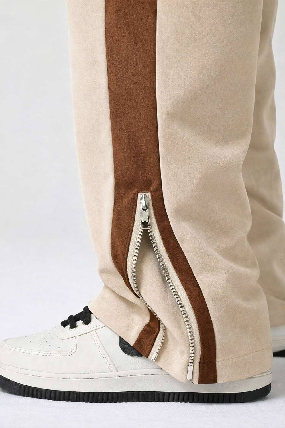 EraandEdge Men Beige Track Pants - Image 4