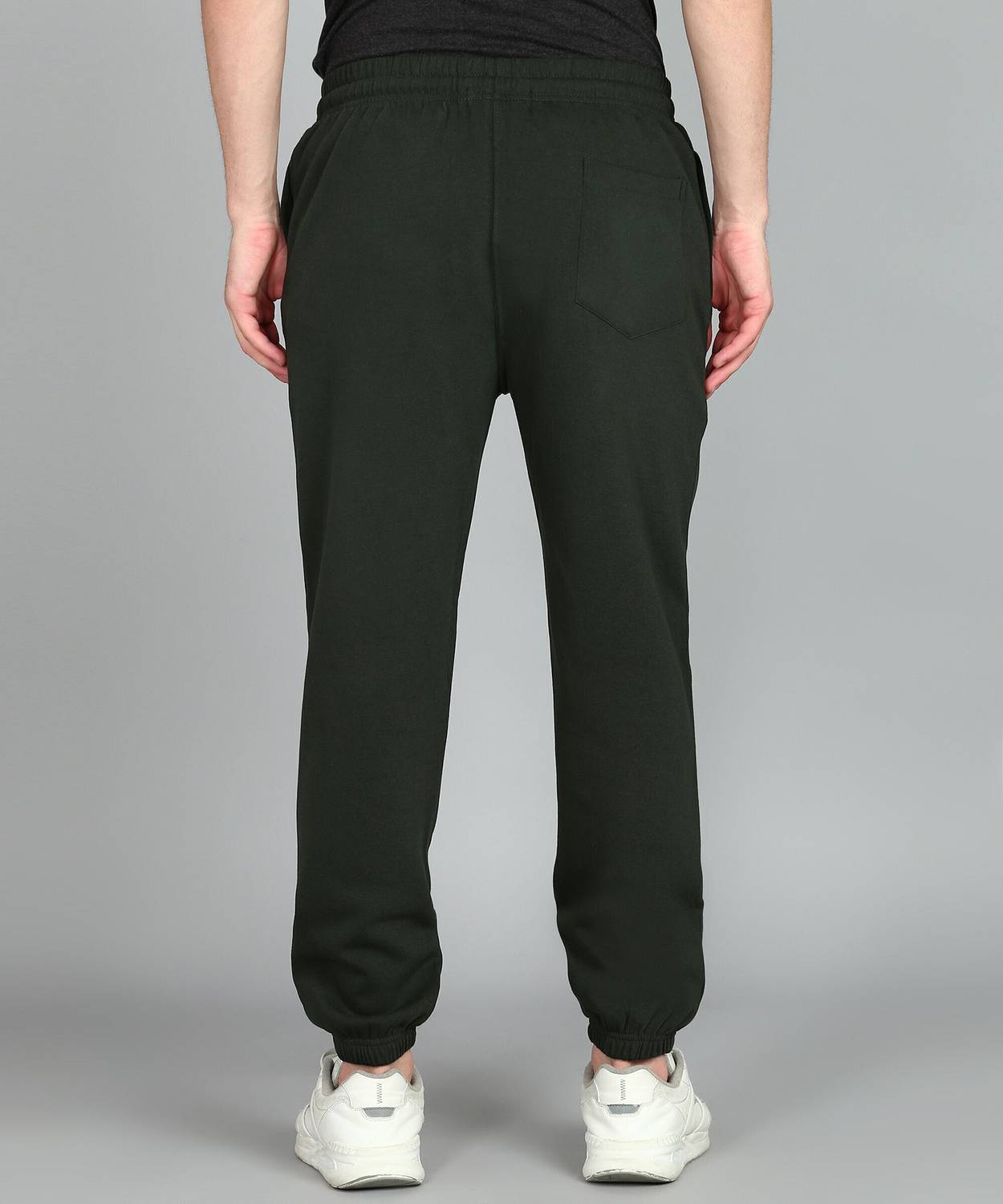 Alan Jones Solid Men Green Track Pants - Image 2