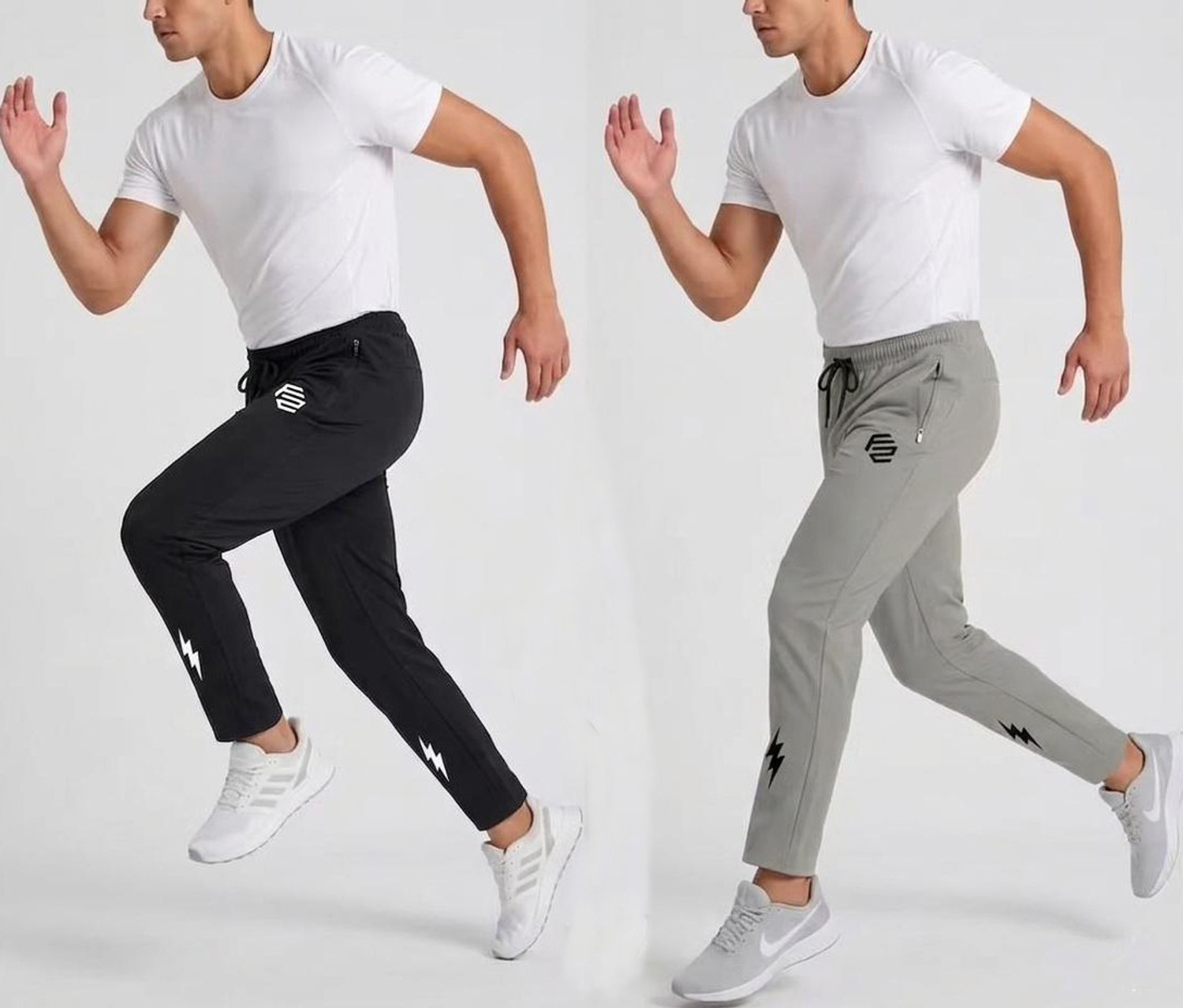 Image of FLYZEN Printed Men Multicolor Track Pants