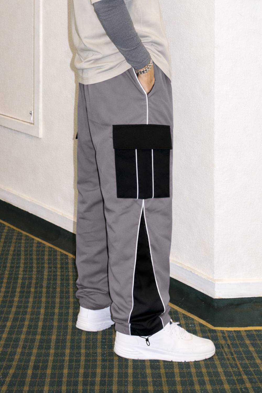 FTX Men Grey Track Pants - Image 3