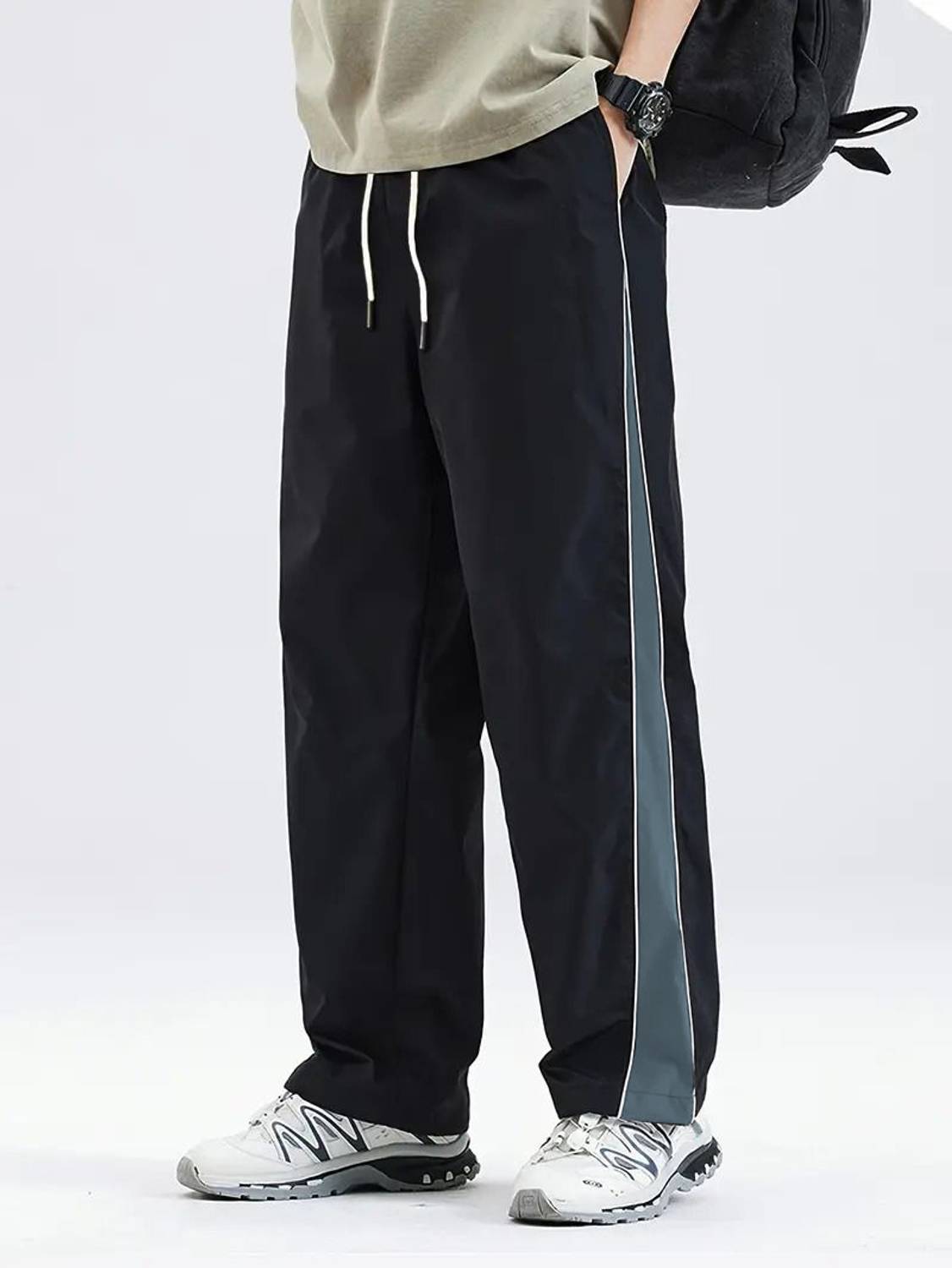 DL Fashion Men Black Track Pants - Image 4
