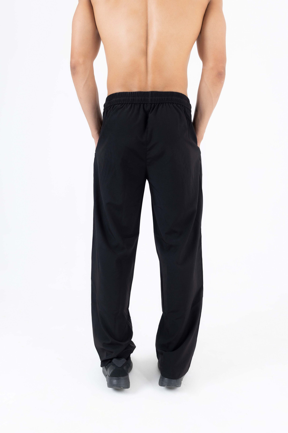 Image of COITONIC Printed Men Black Track Pants