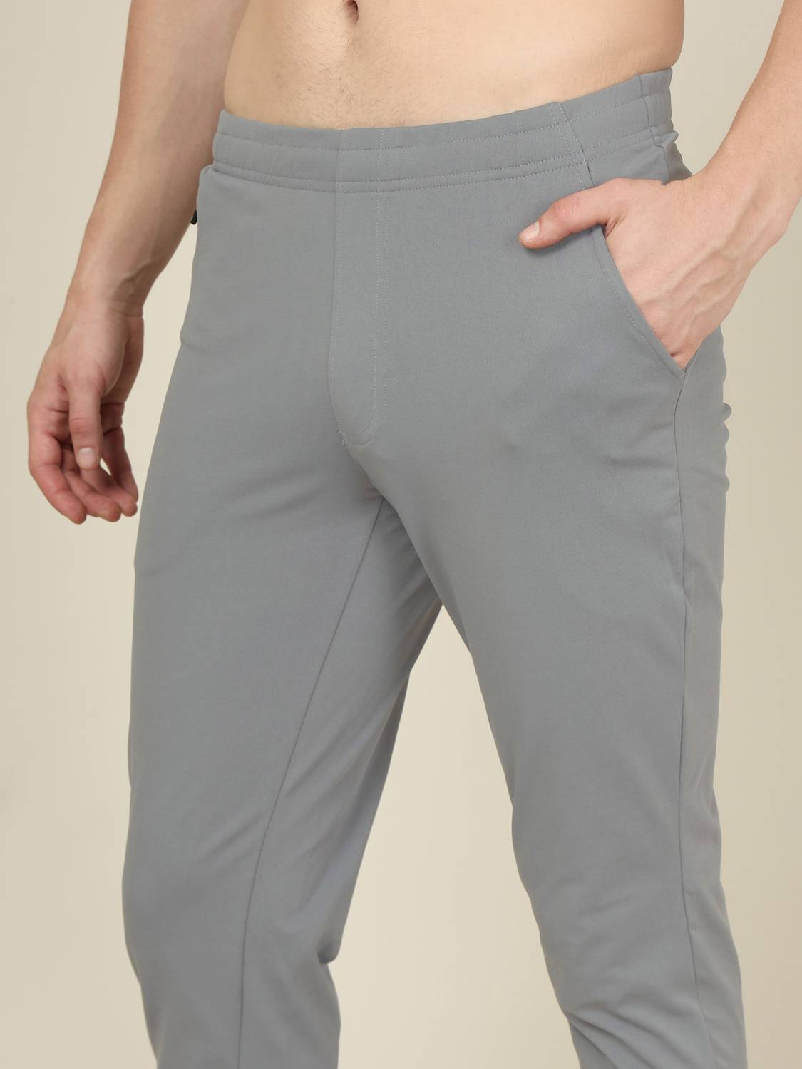 TECHNOSPORT Men Grey Track Pants - Image 3