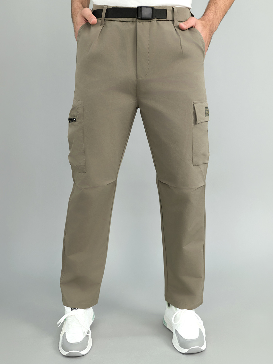 Image of MONTE CARLO Solid Men Brown Track Pants