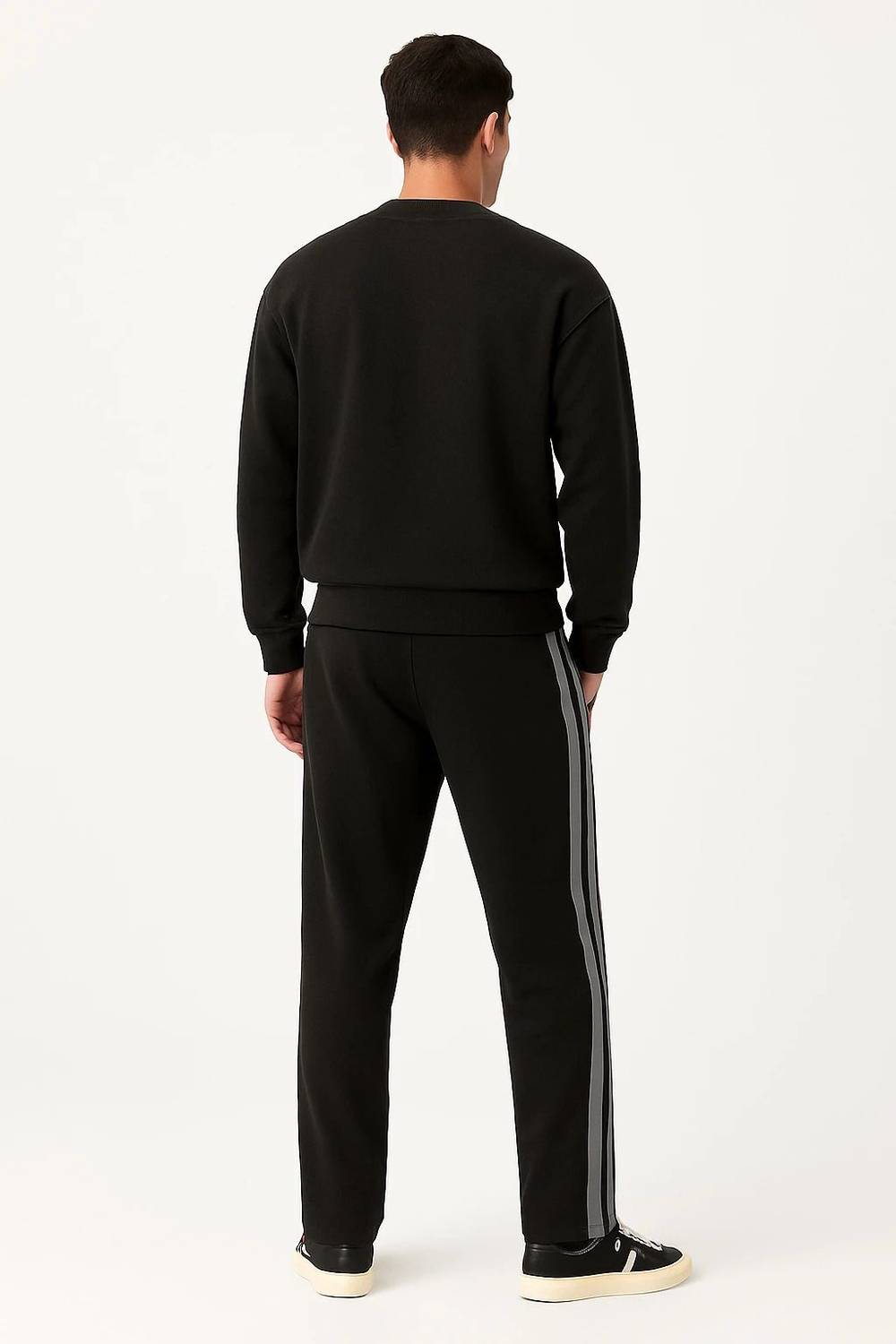 CULISH Striped Black Track Pants - Image 2