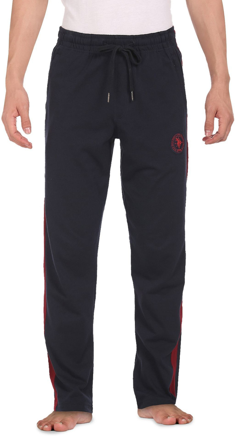 Image of U.S. POLO ASSN. Printed Men Dark Blue Track Pants