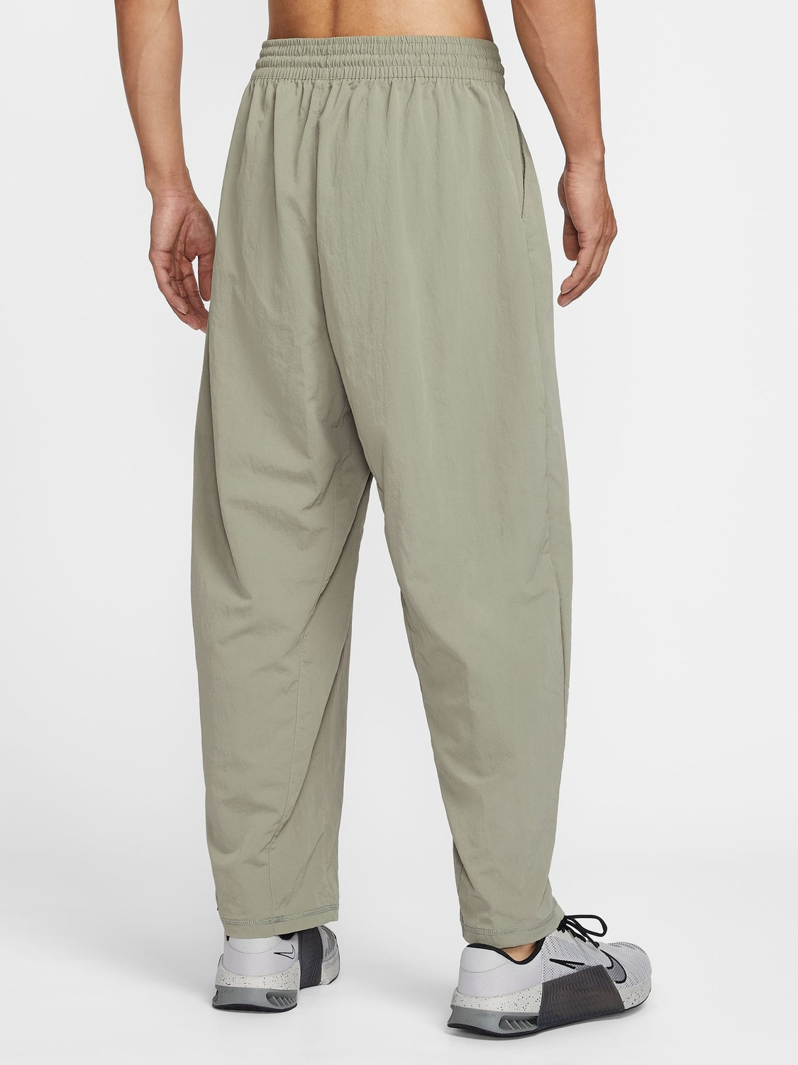 Image of NIKE Solid Men Grey Track Pants