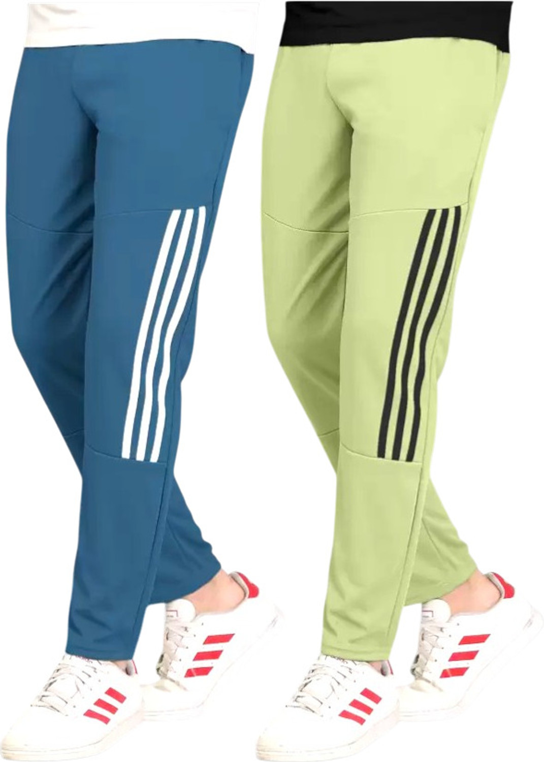 Image of GAJVU Men Multicolor Track Pants
