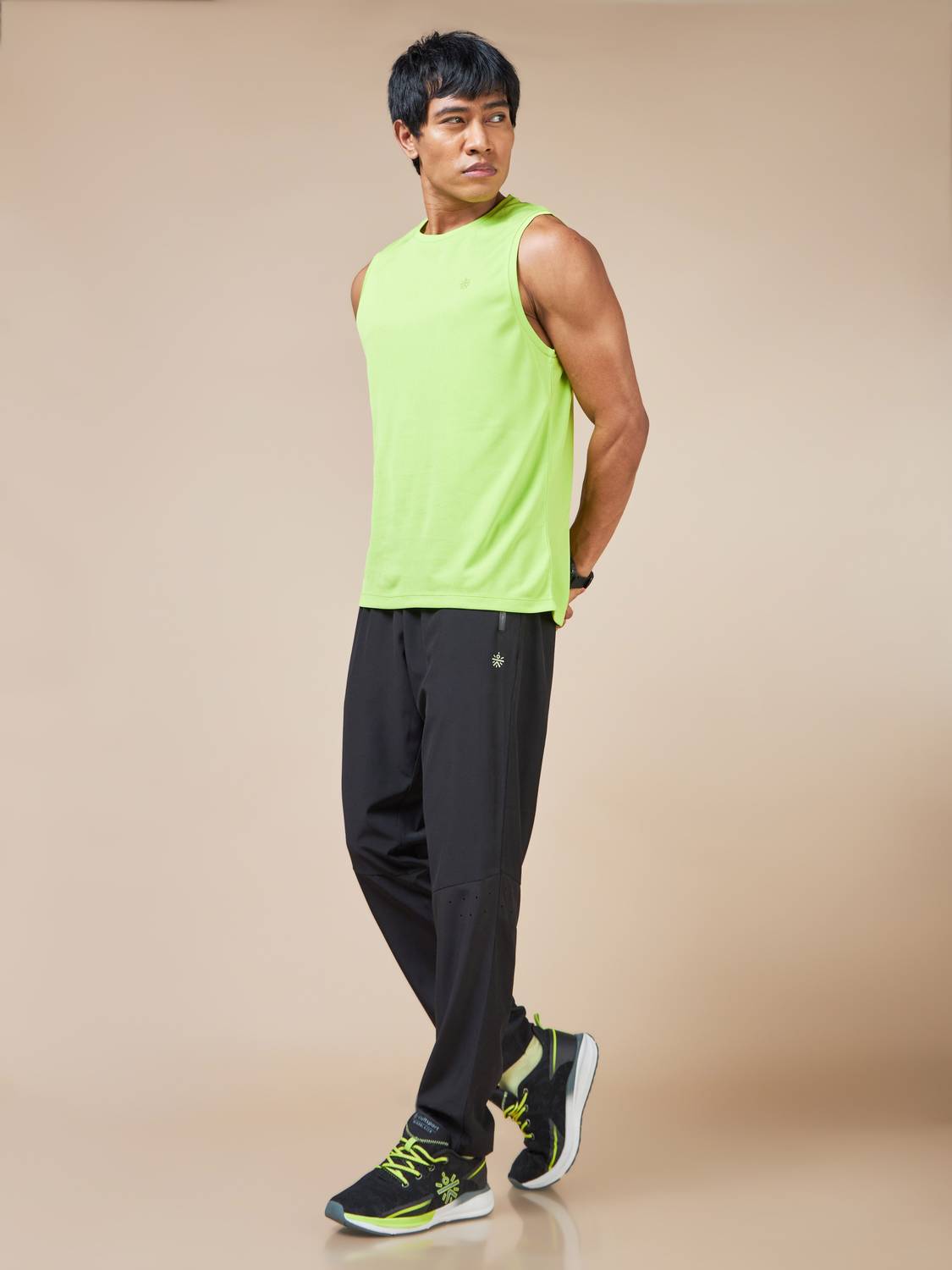 Cult Solid Men Black Track Pants - Image 3
