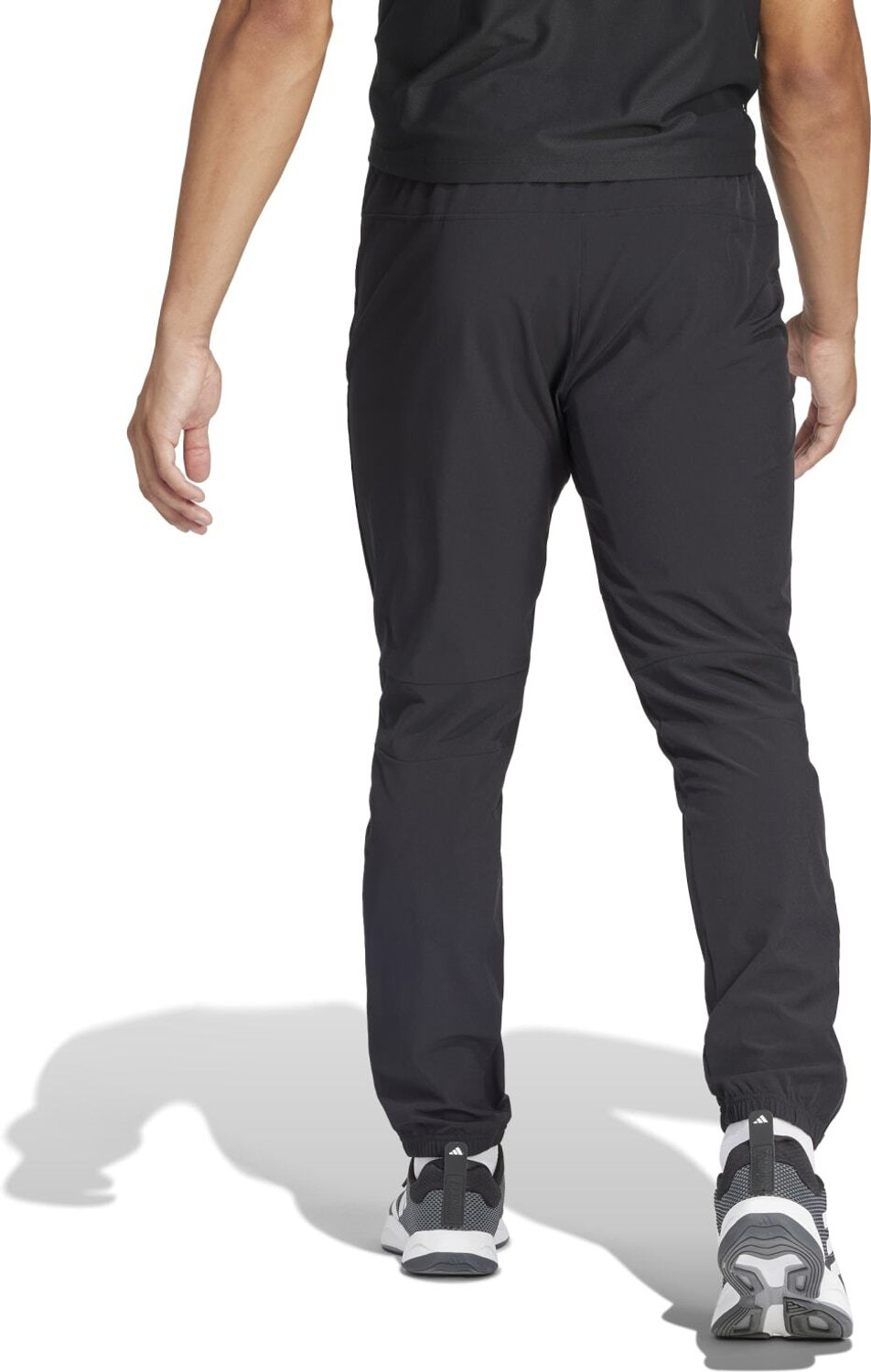 Image of ADIDAS Graphic Print Men Black Track Pants