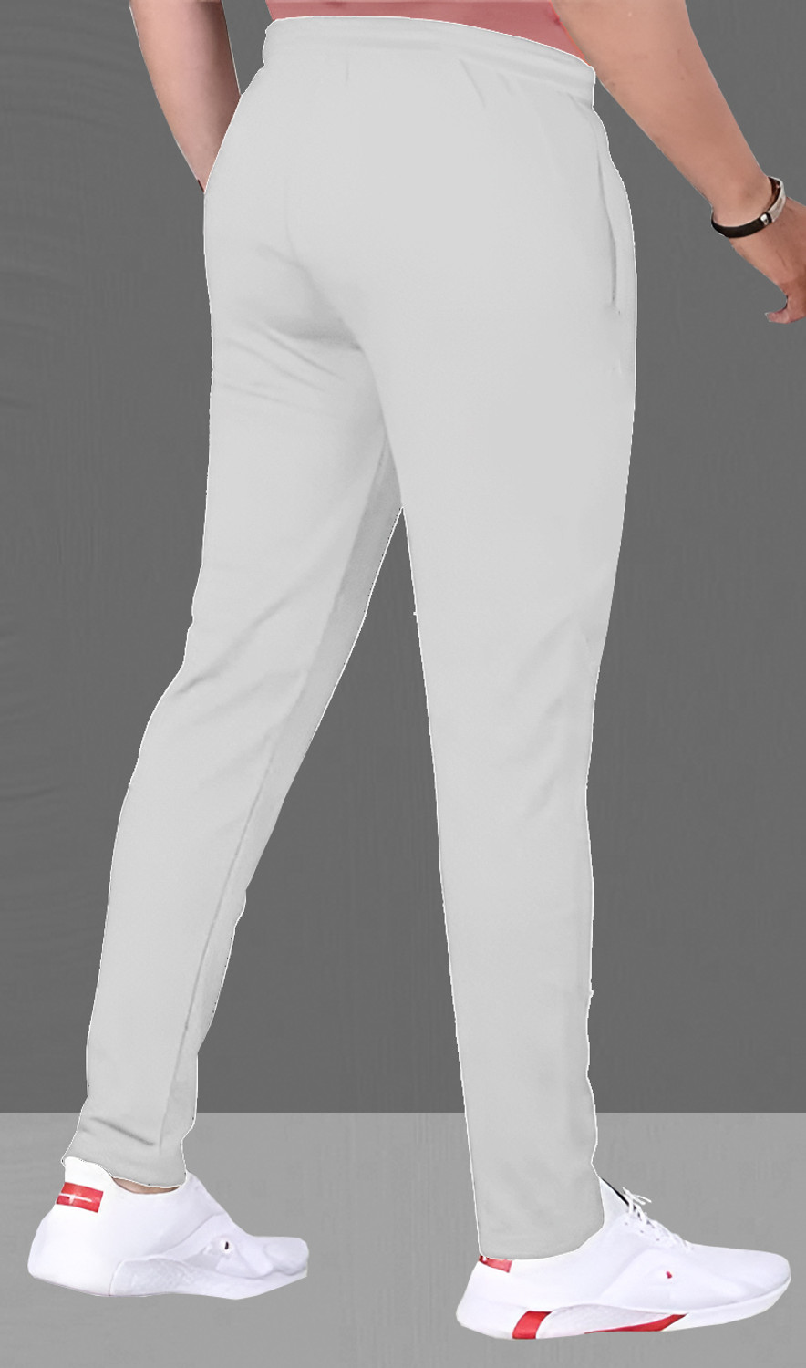 Image of TROUZFIT Pack of 2 Men Solid Multicolor Track Pants