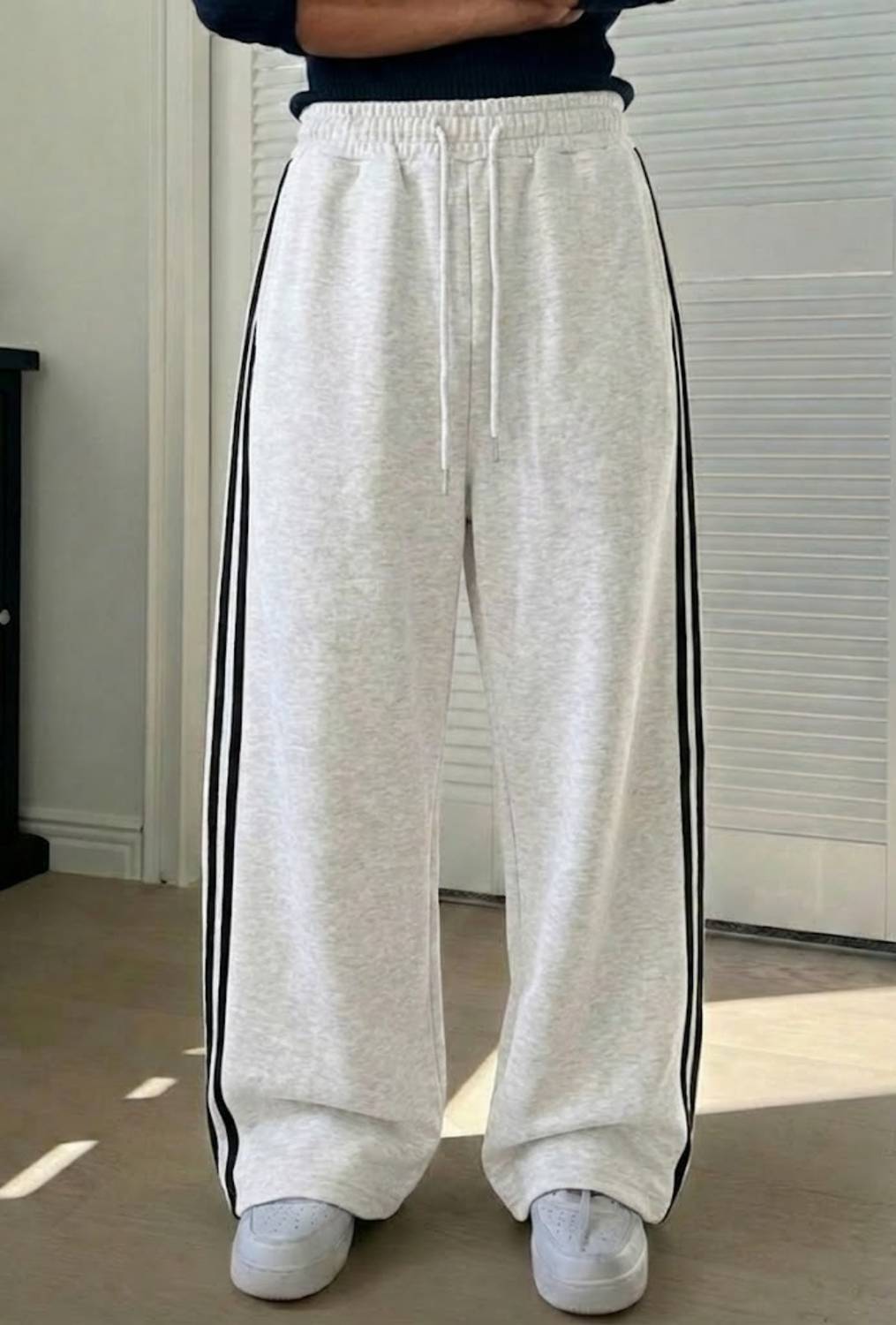 Dockstreet Men White Track Pants - Image 2