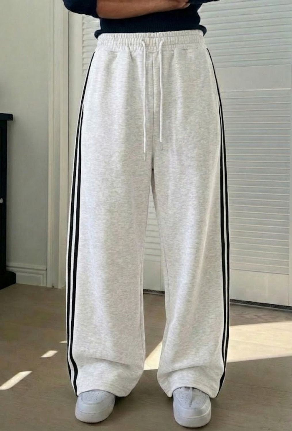 Image of Dockstreet Solid Men White Track Pants