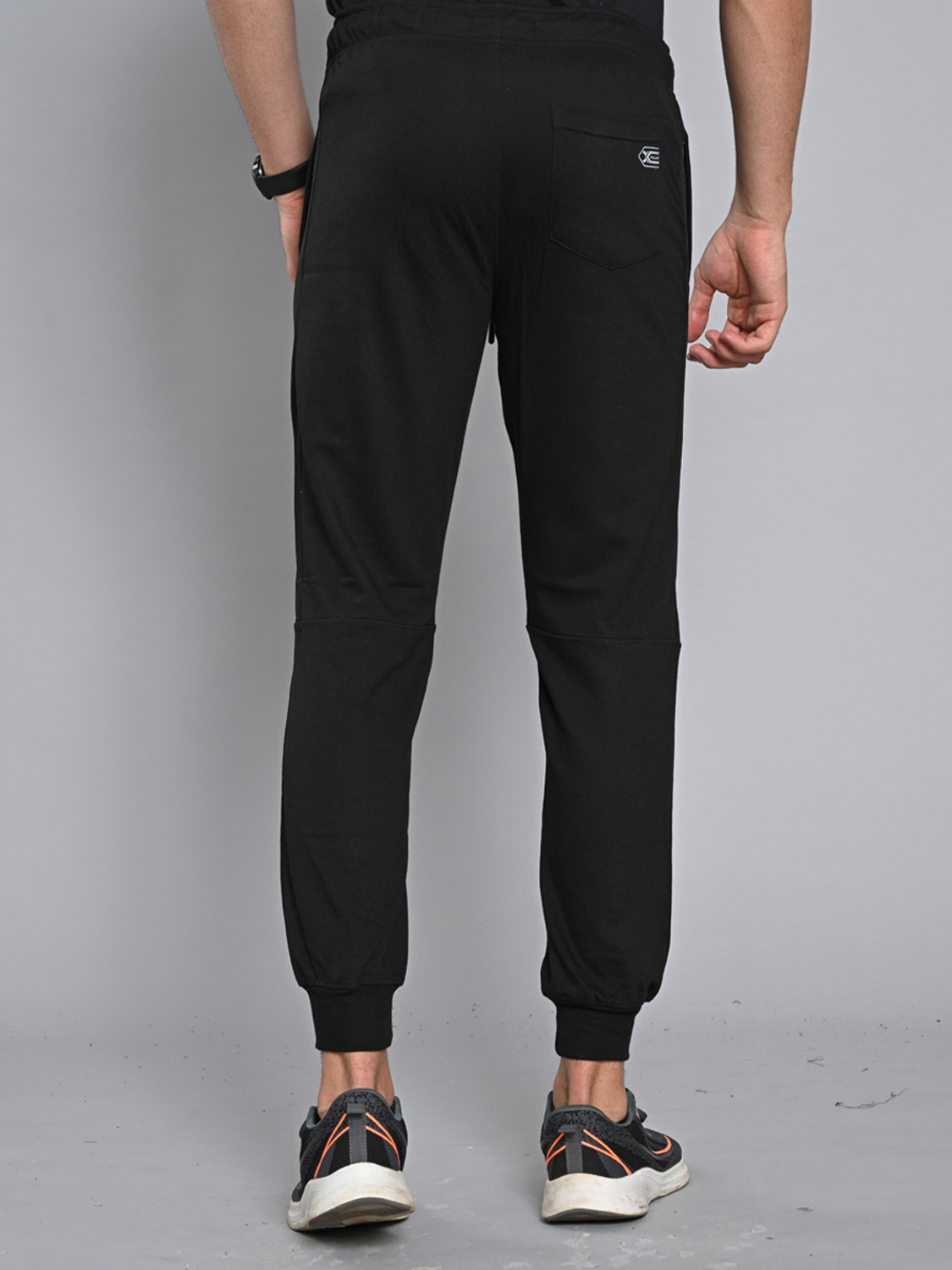 Image of KILLER Self Design Men Black Track Pants