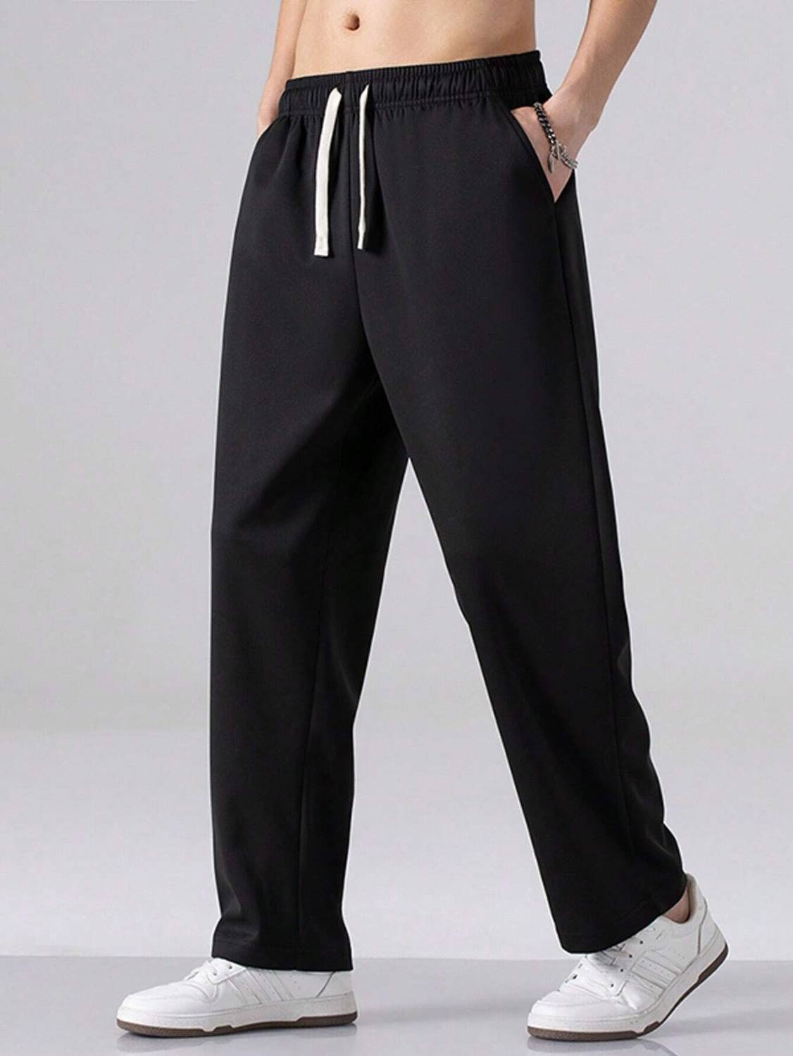DL Fashion Black Men Track Pants