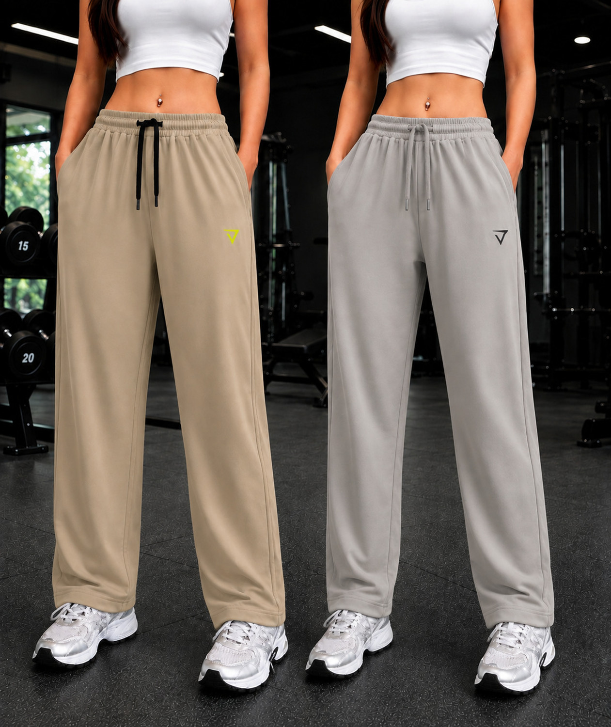 Image of METRONAUT Solid Women Multicolor Track Pants
