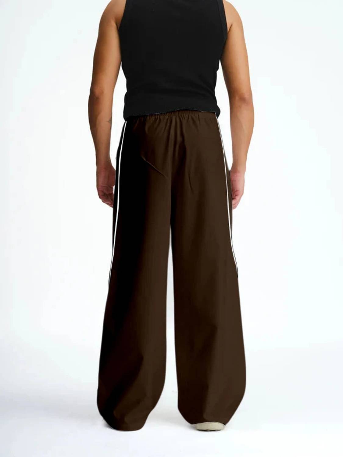 Rajovati Striped Brown Track Pants - Image 4