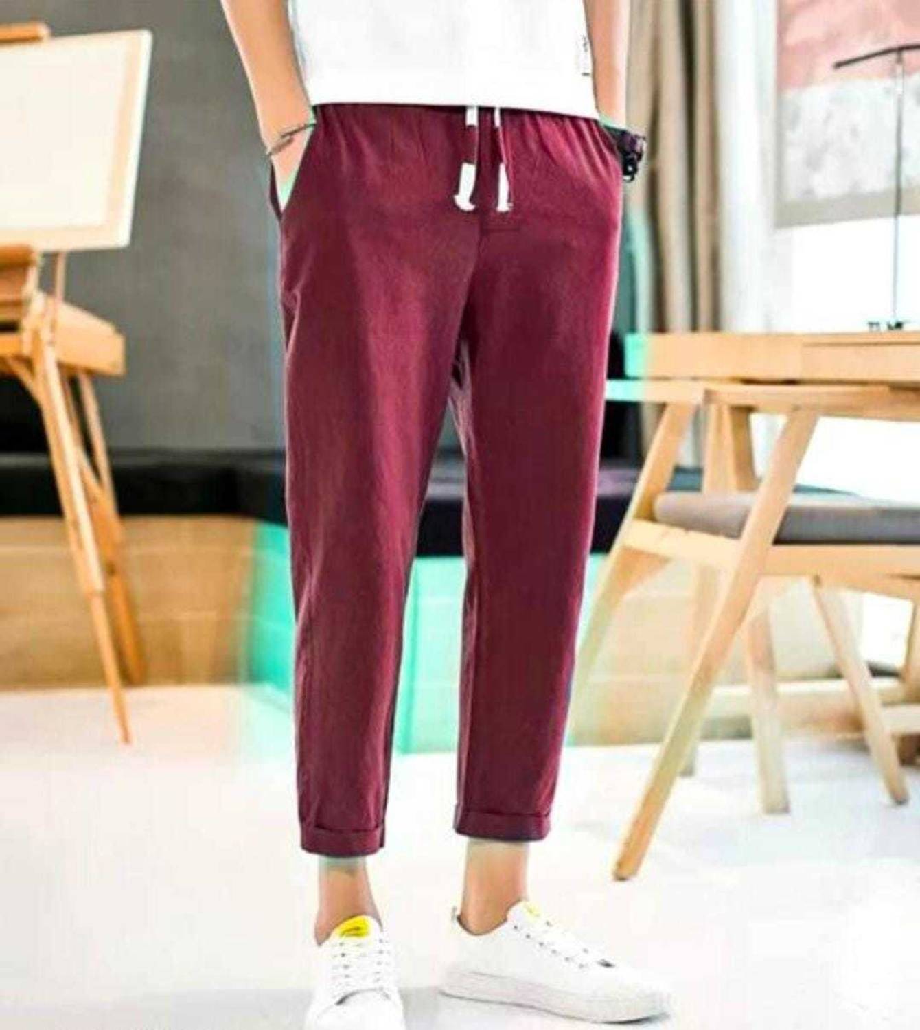 ERAGON FASHION Solid Men Maroon Track Pants