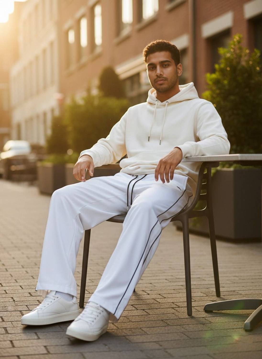 rk hub Solid Men White Track Pants - Image 3