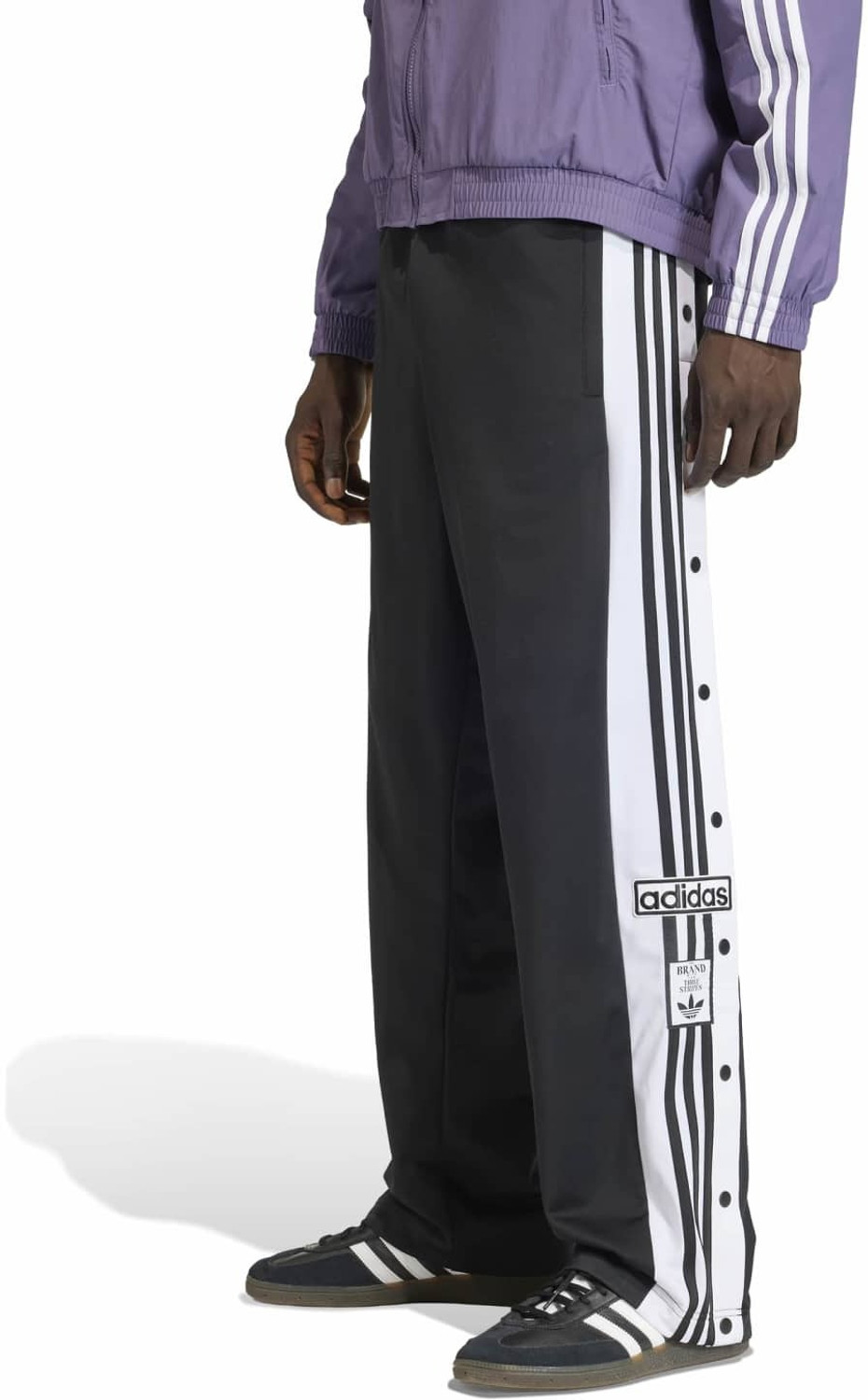 Image of ADIDAS ORIGINALS Colorblock Men Black Track Pants