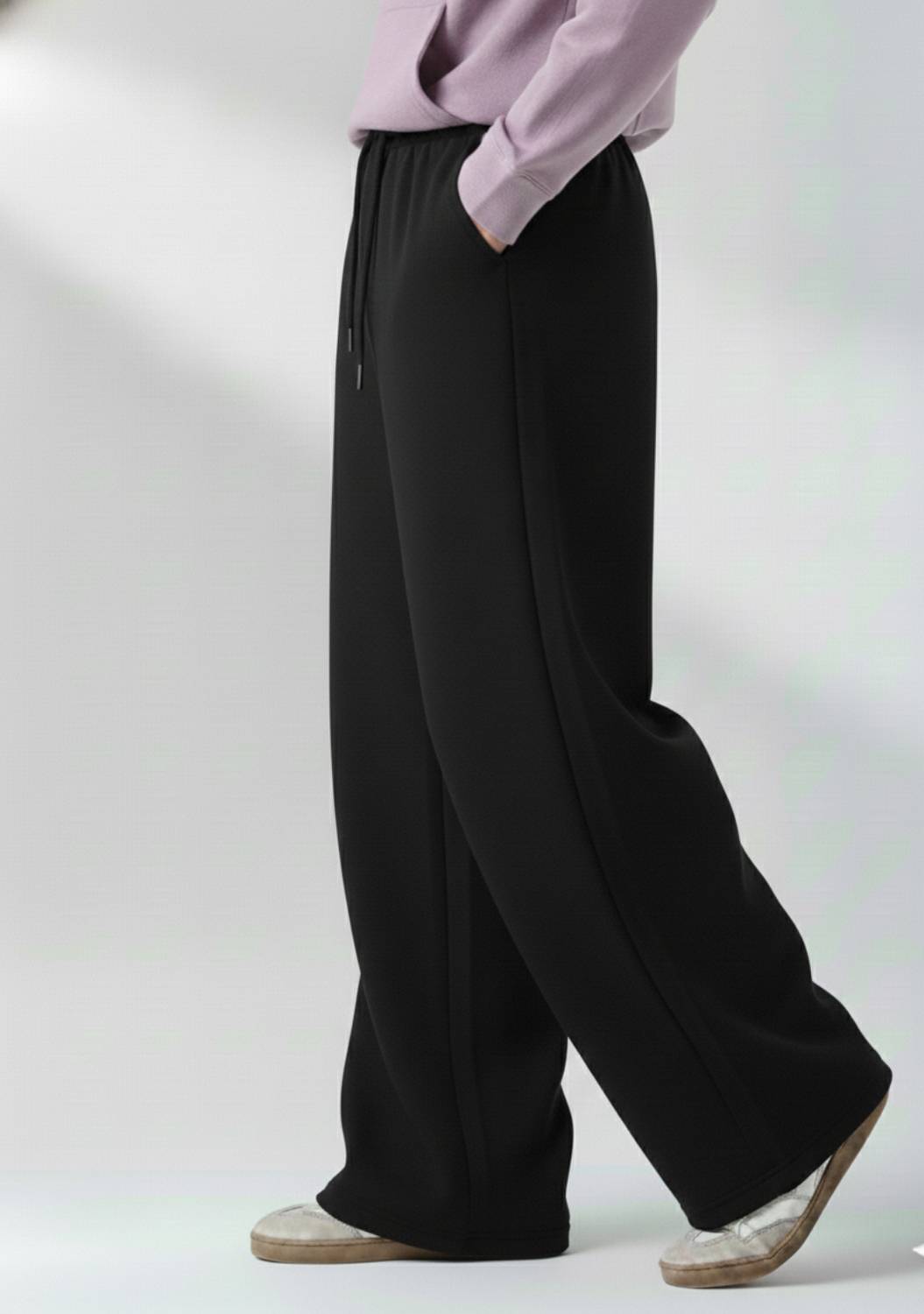 Dockstreet Men Black Track Pants - Image 2