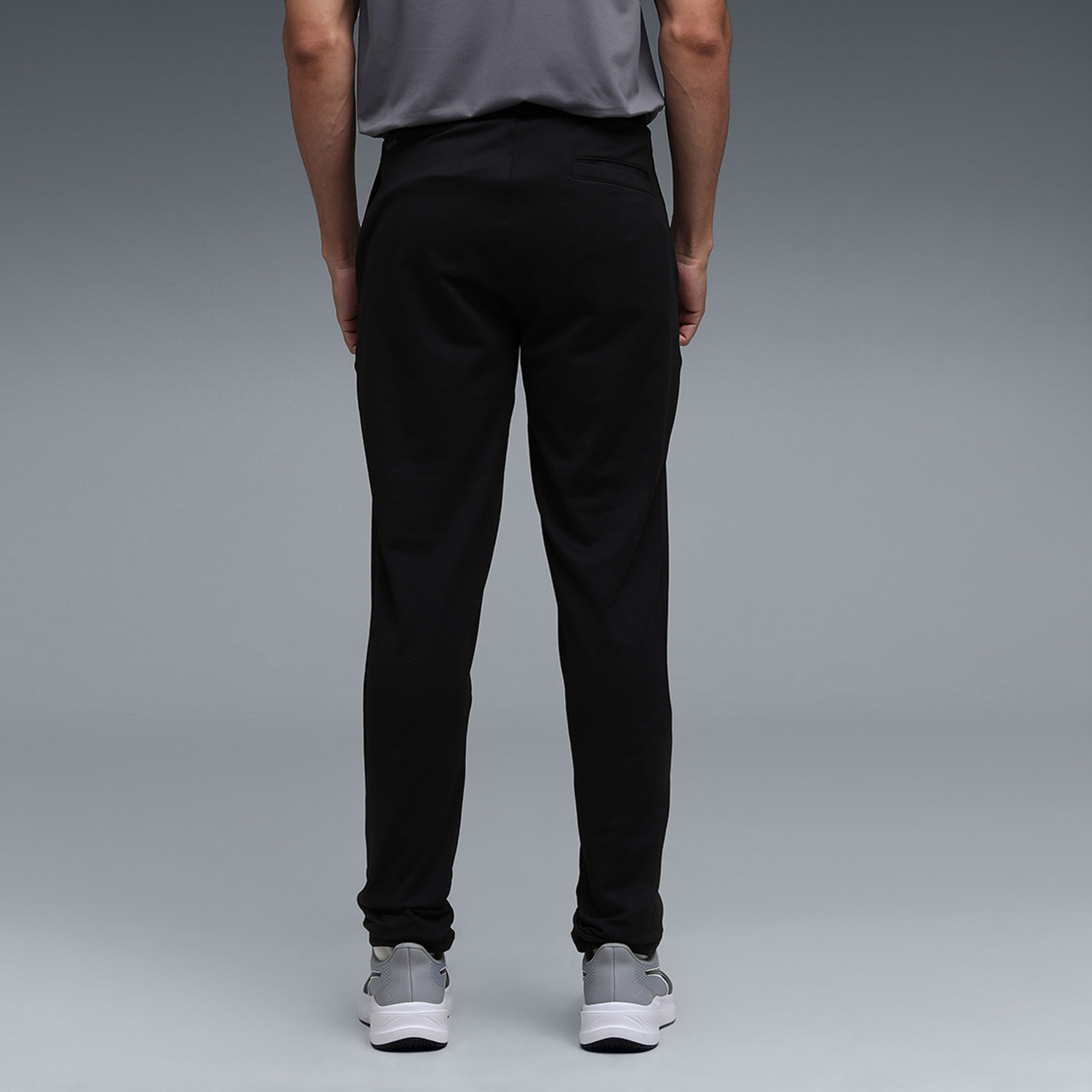 Image of PUMA Solid Men Black Track Pants